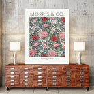 Cray by william Morris on GIANT ART - red botanical william morris