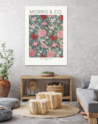 Cray by william Morris on GIANT ART - red botanical william morris