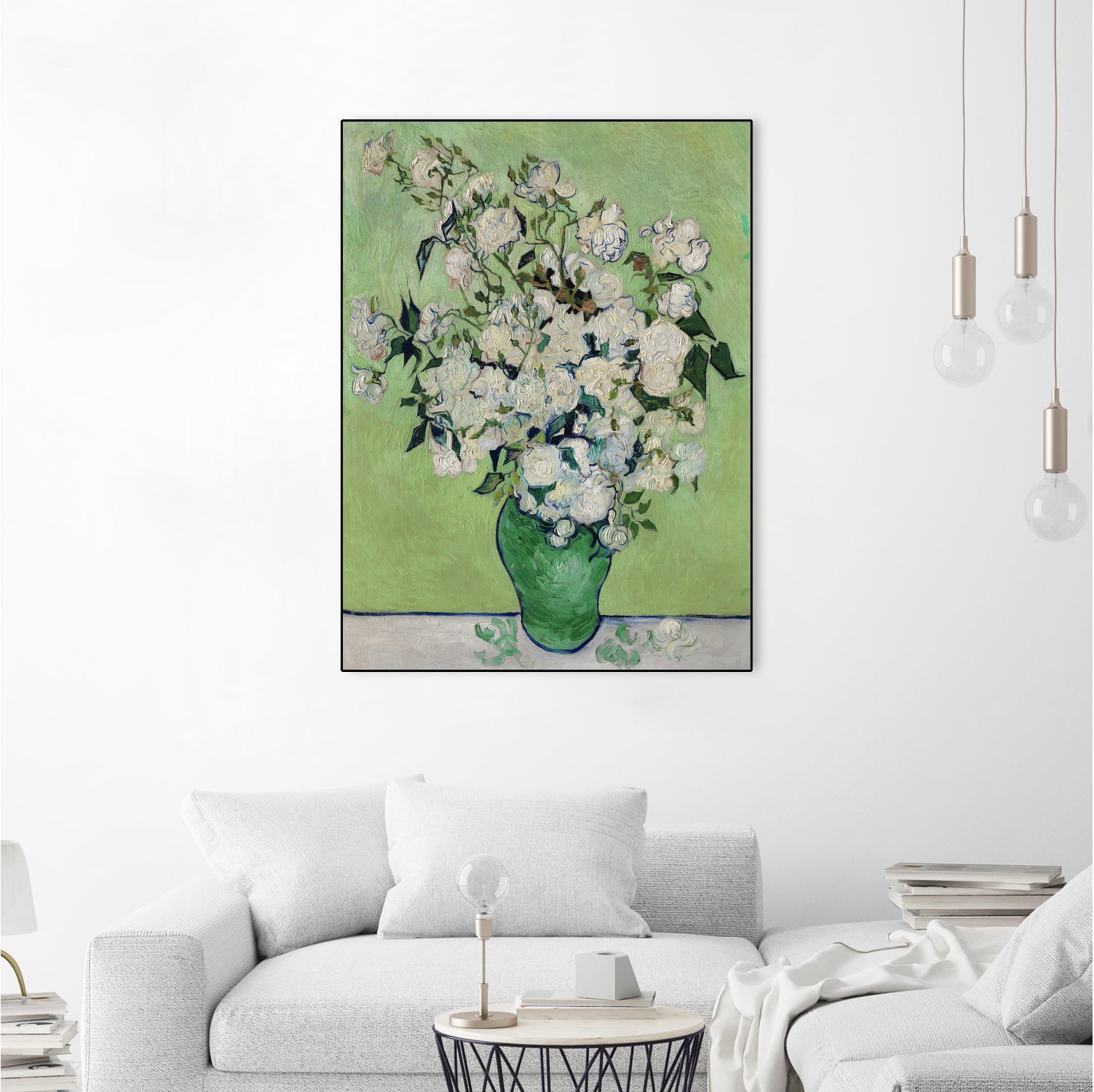 Roses by Vincent Van Gogh on GIANT ART - vincent van gogh paintings vincent van gogh