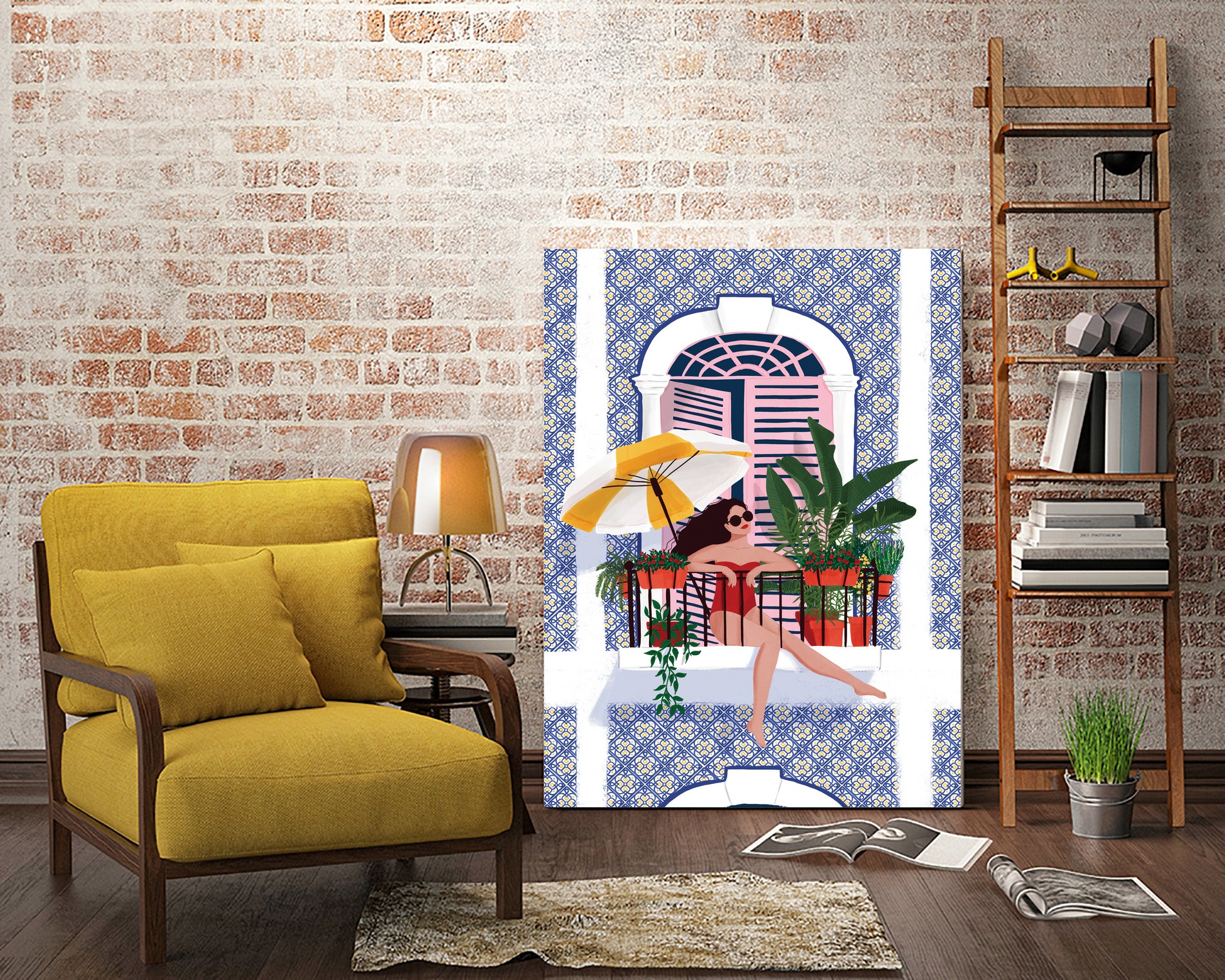 Catching the Sun by Maja on GIANT ART - illustration swimwear