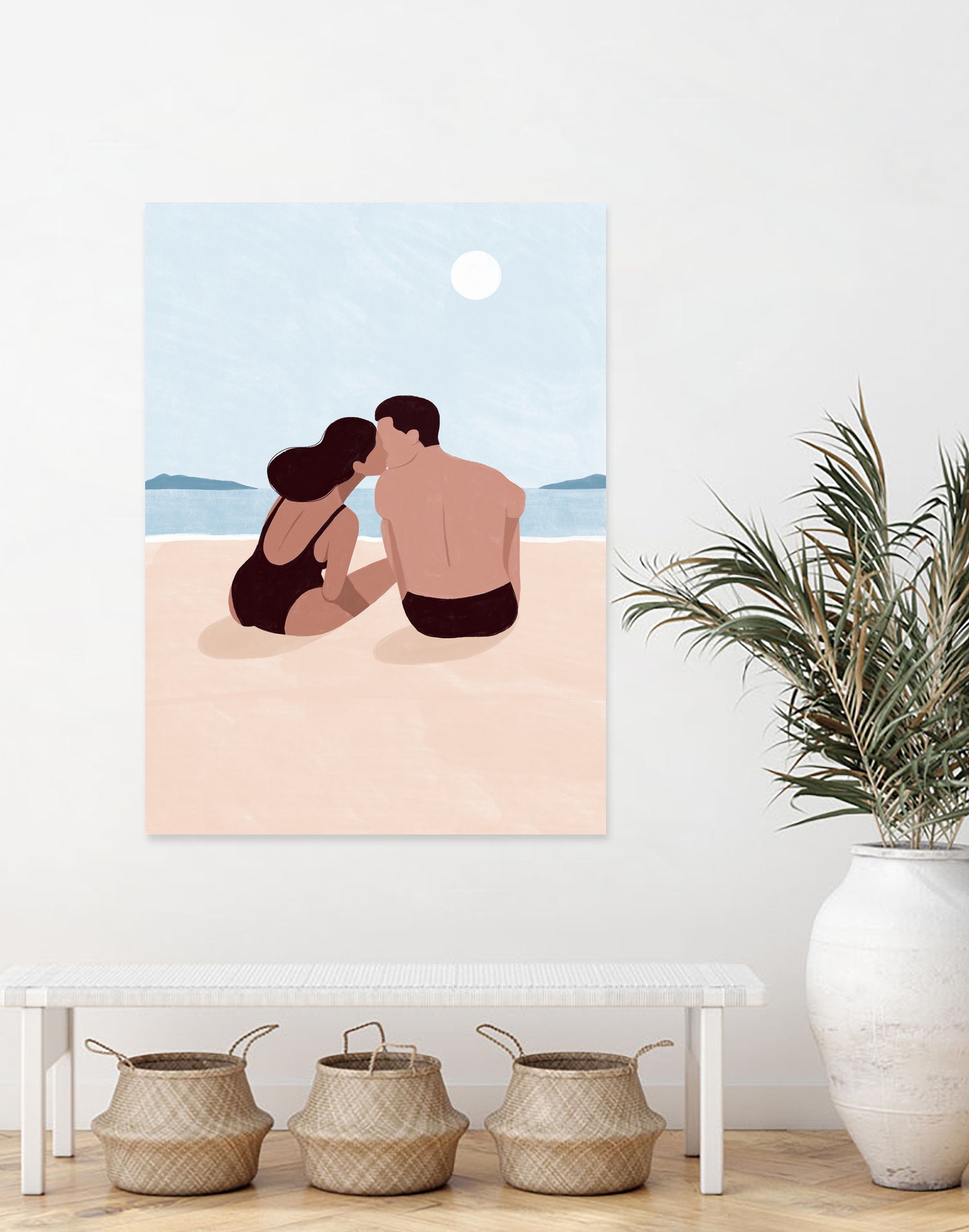 First Kiss by Maja on GIANT ART - illustration love