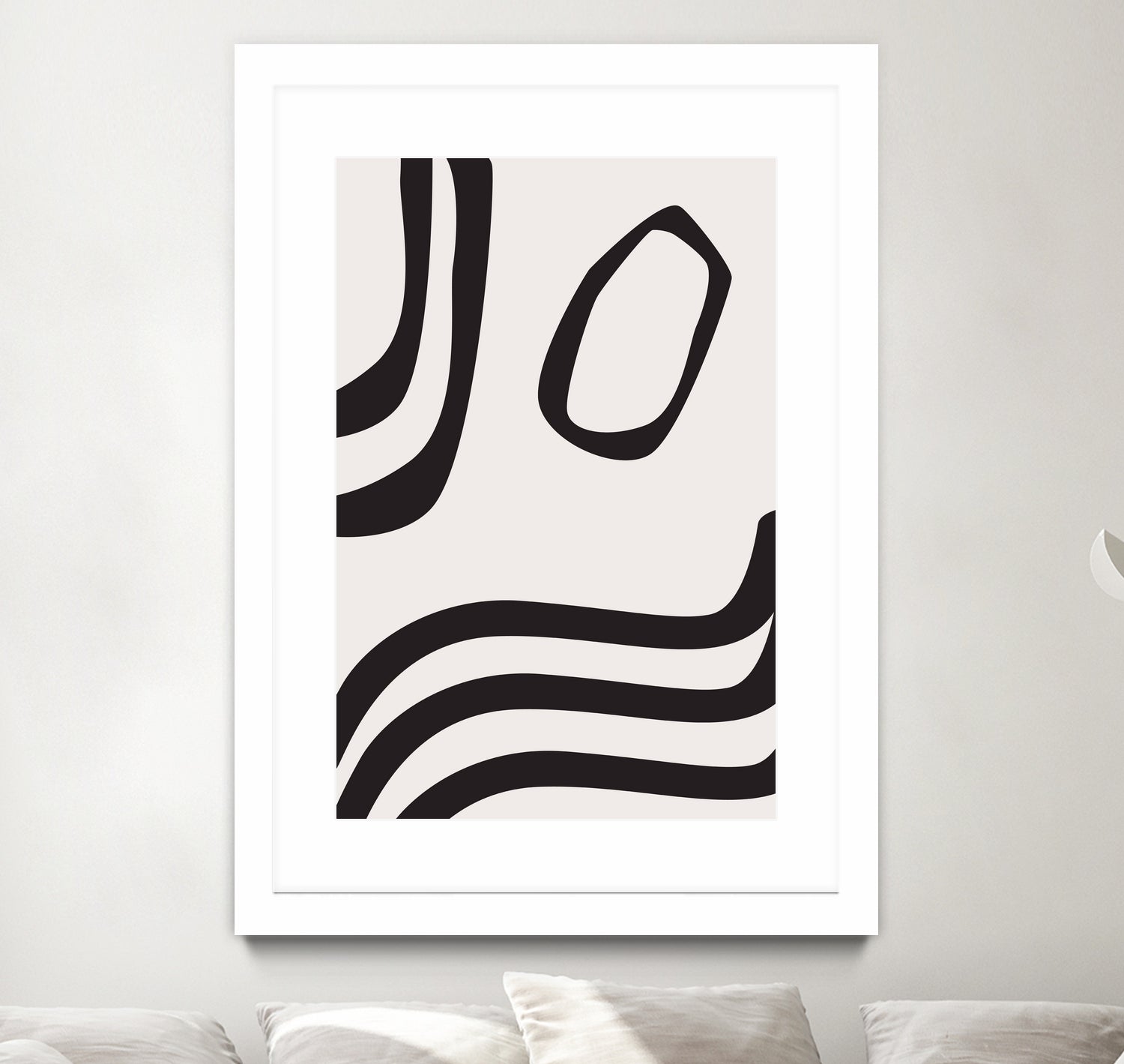 Black Curves by Sally Ann Moss on GIANT ART - line art abstract