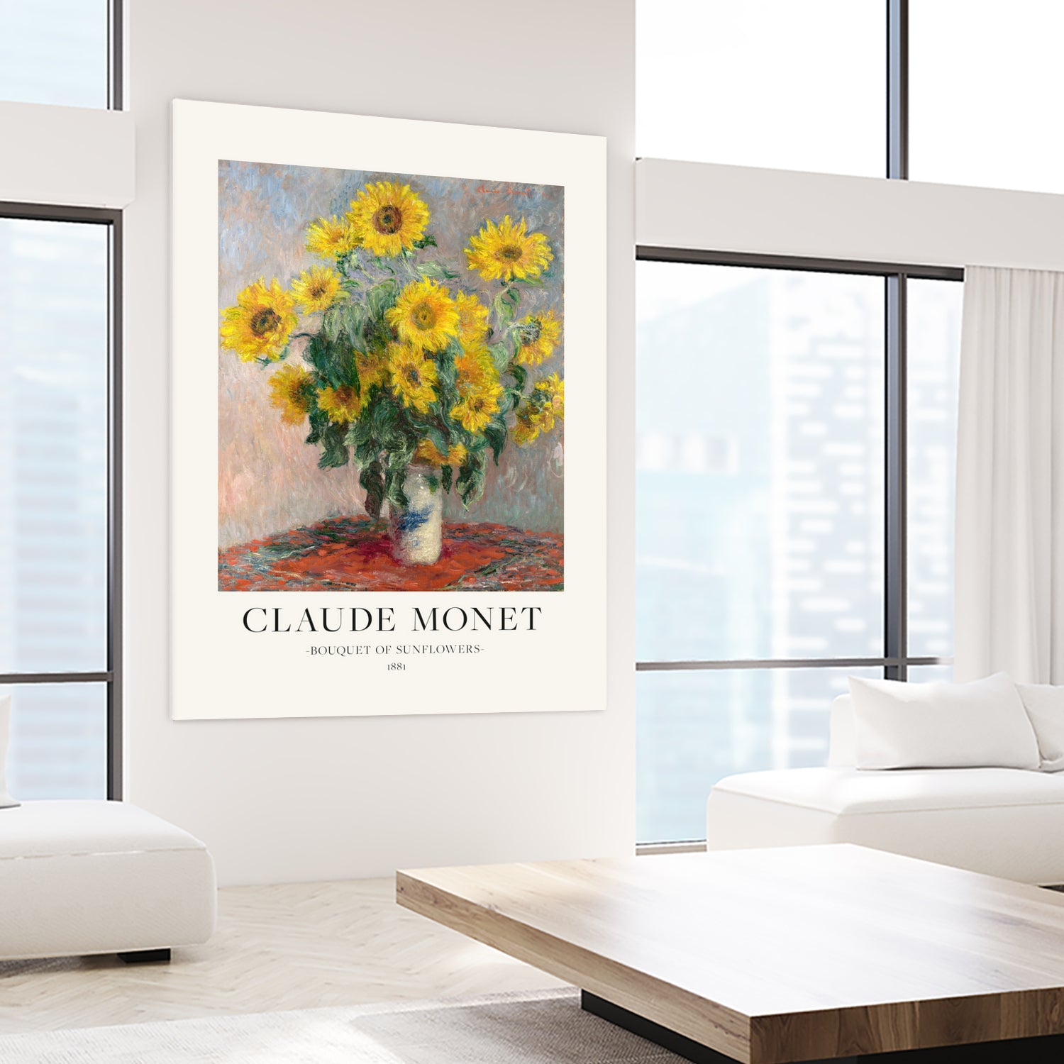 Bouquet Of Sunflowers by Claude Monet on GIANT ART - claude monet paintings claude monet