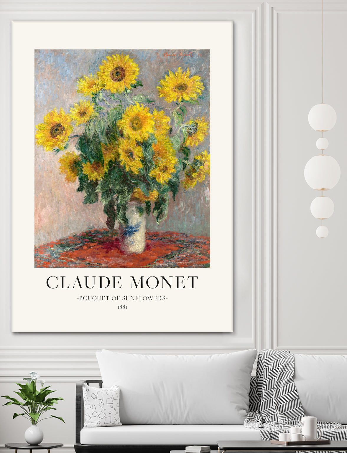 Bouquet Of Sunflowers by Claude Monet on GIANT ART - claude monet paintings claude monet