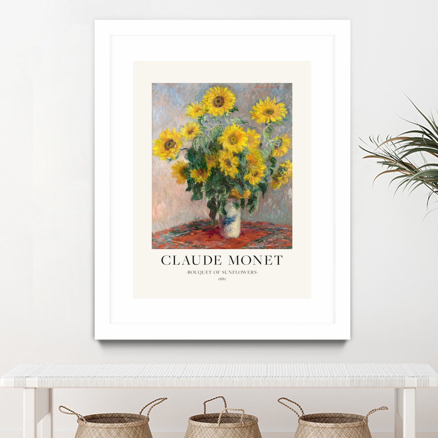 Bouquet Of Sunflowers by Claude Monet on GIANT ART - claude monet paintings claude monet