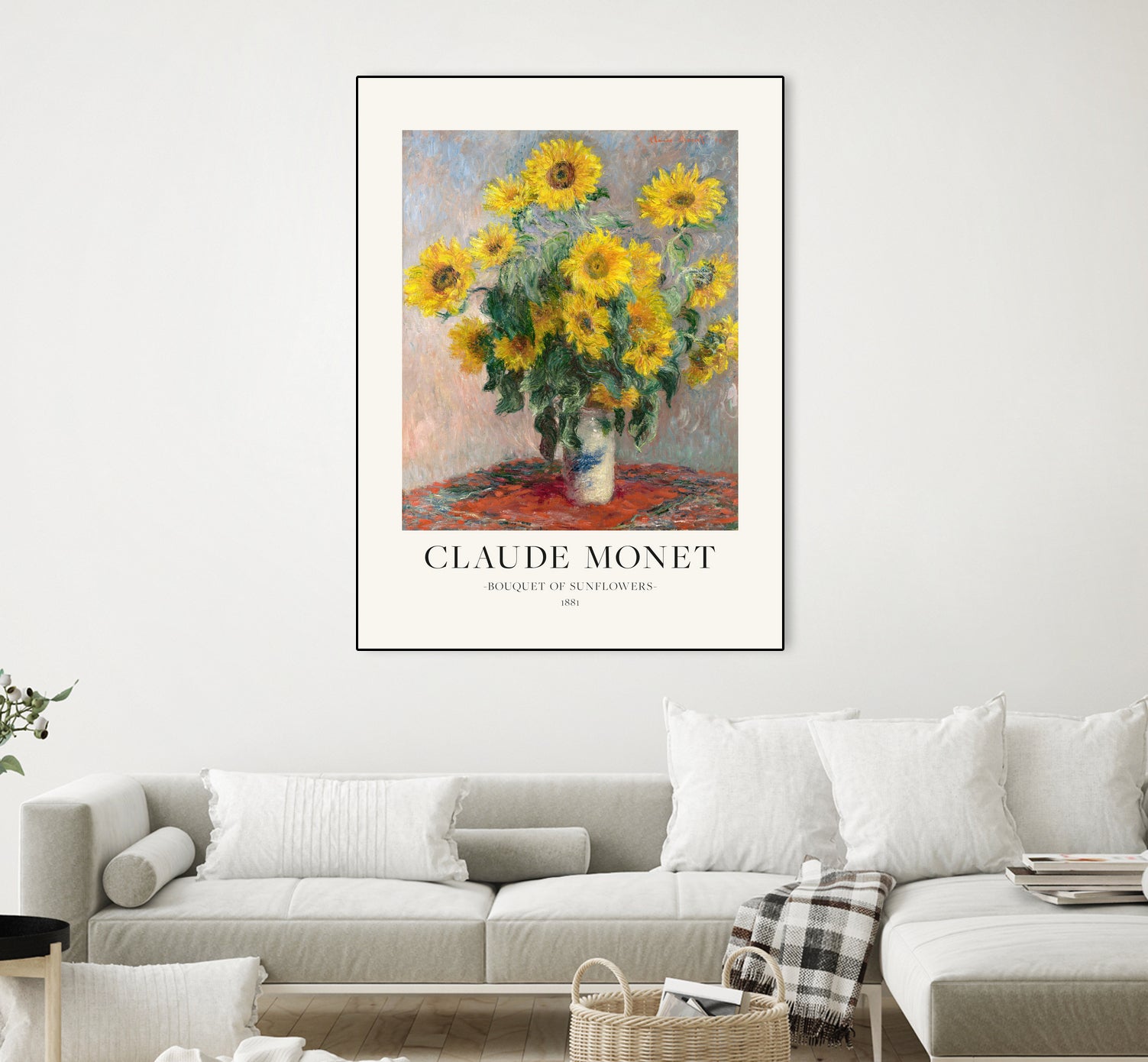 Bouquet Of Sunflowers by Claude Monet on GIANT ART - claude monet paintings claude monet