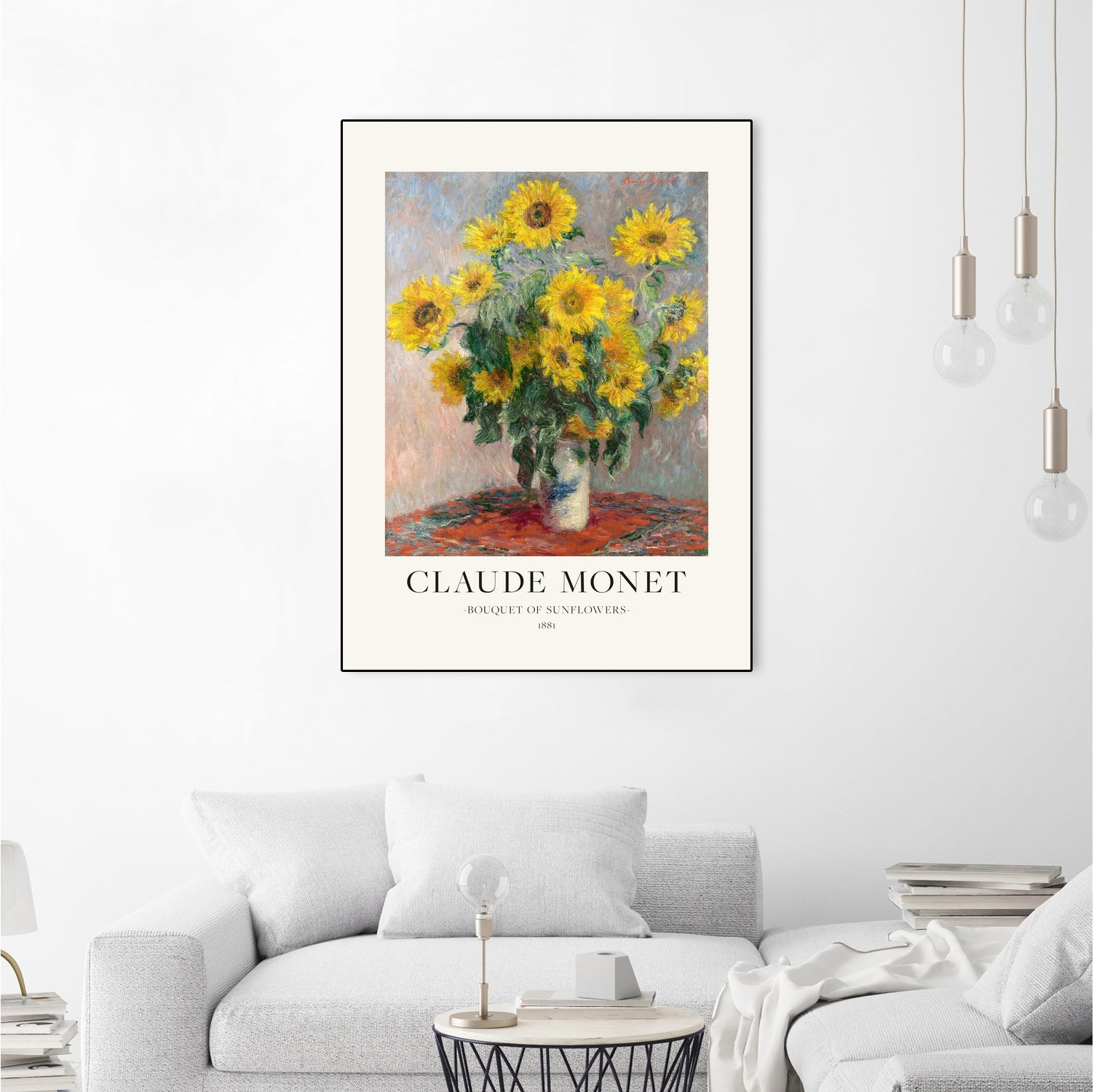 Bouquet Of Sunflowers by Claude Monet on GIANT ART - claude monet paintings claude monet