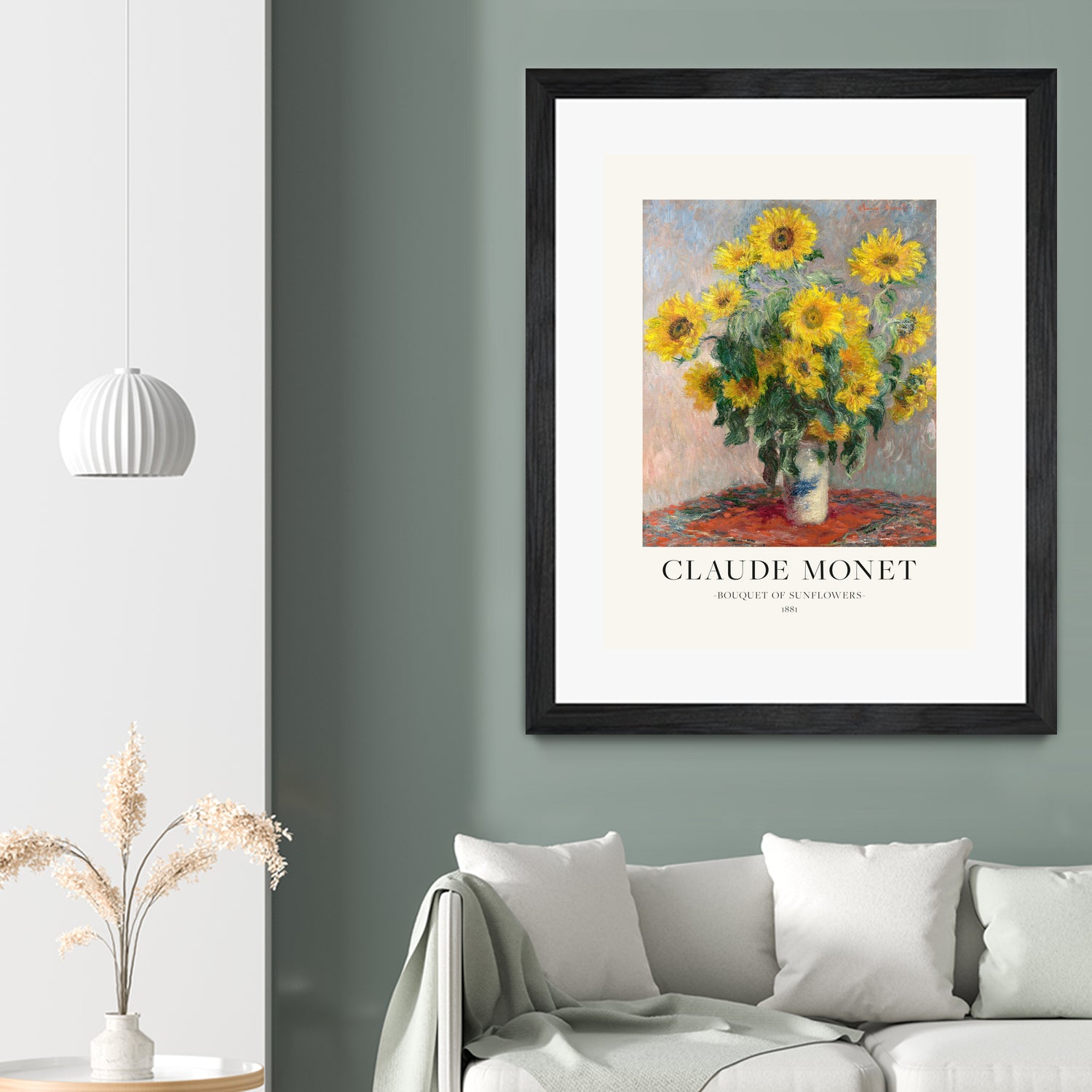 Bouquet Of Sunflowers by Claude Monet on GIANT ART - claude monet paintings claude monet