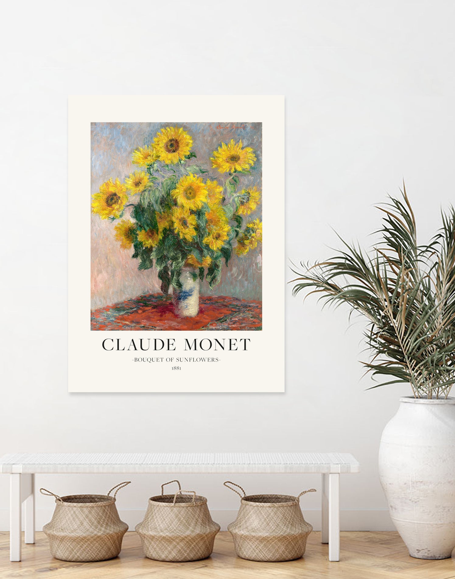 Bouquet Of Sunflowers by Claude Monet on GIANT ART - claude monet paintings claude monet