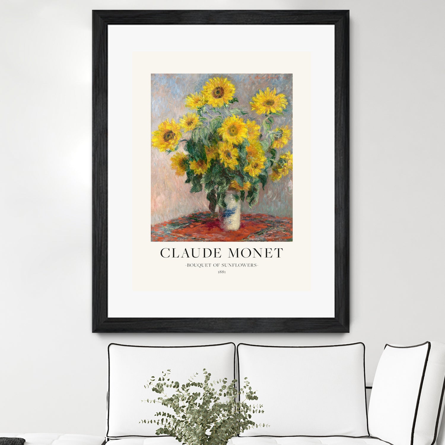 Bouquet Of Sunflowers by Claude Monet on GIANT ART - claude monet paintings claude monet
