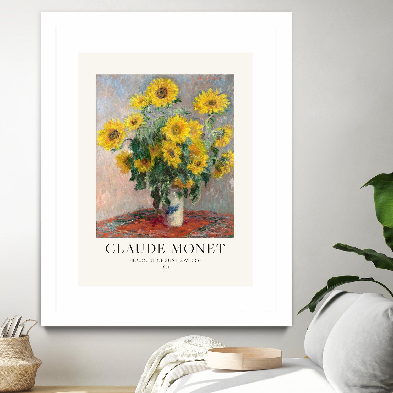 Bouquet Of Sunflowers by Claude Monet on GIANT ART - claude monet paintings claude monet