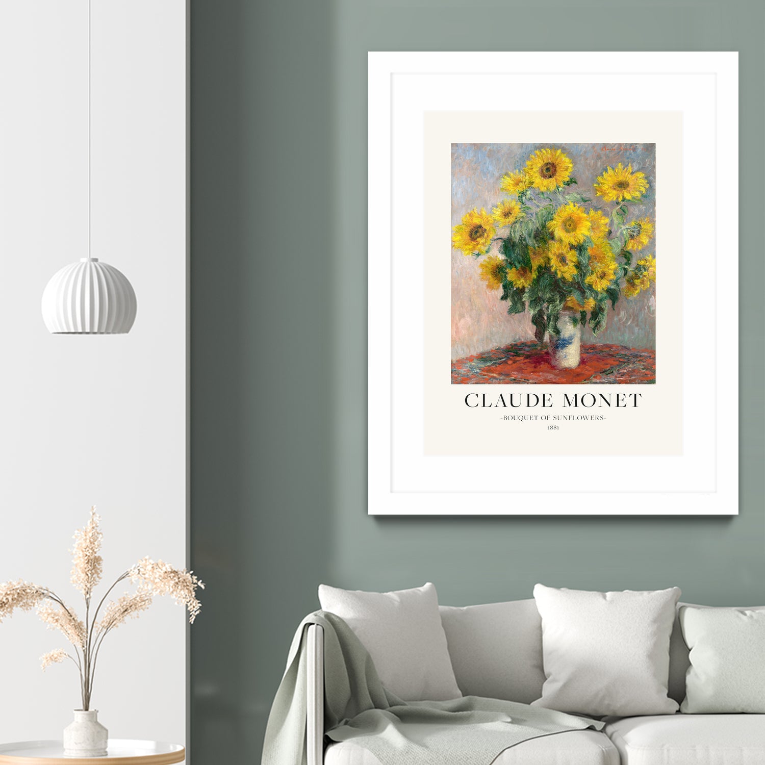 Bouquet Of Sunflowers by Claude Monet on GIANT ART - claude monet paintings claude monet