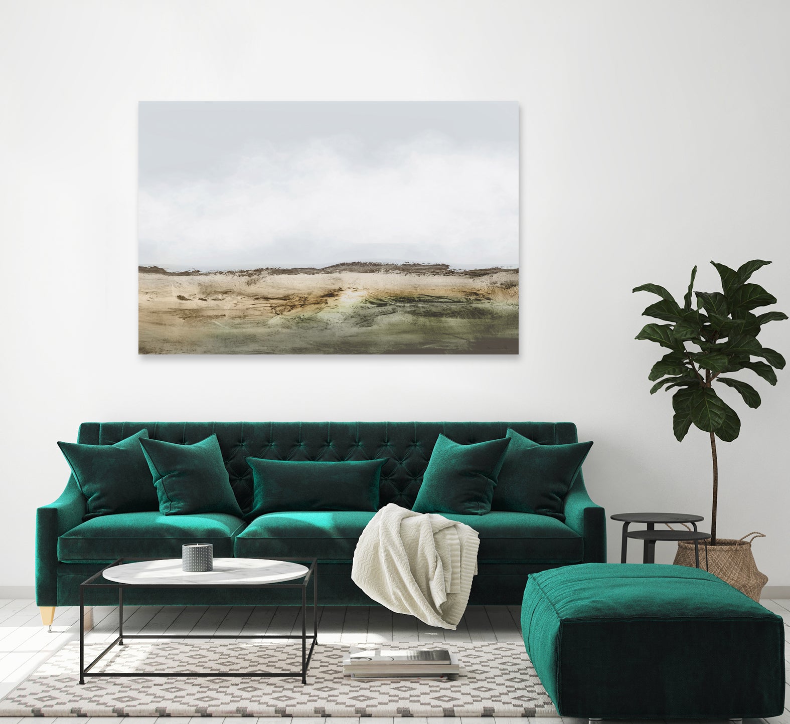 Cliffs by Dan Hobday on GIANT ART - mural abstract mural