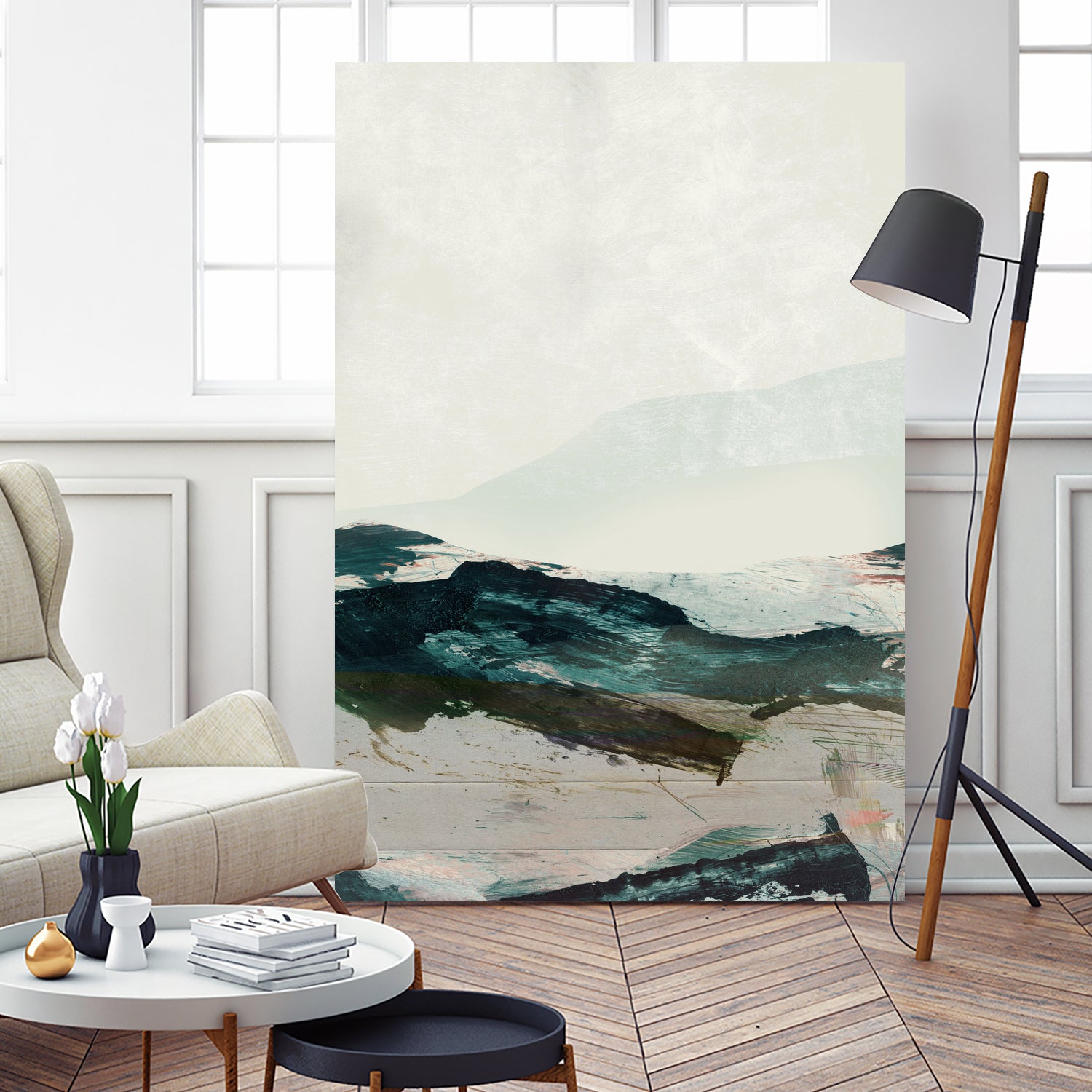 Mountains No2 by Dan hobday on GIANT ART - abstract