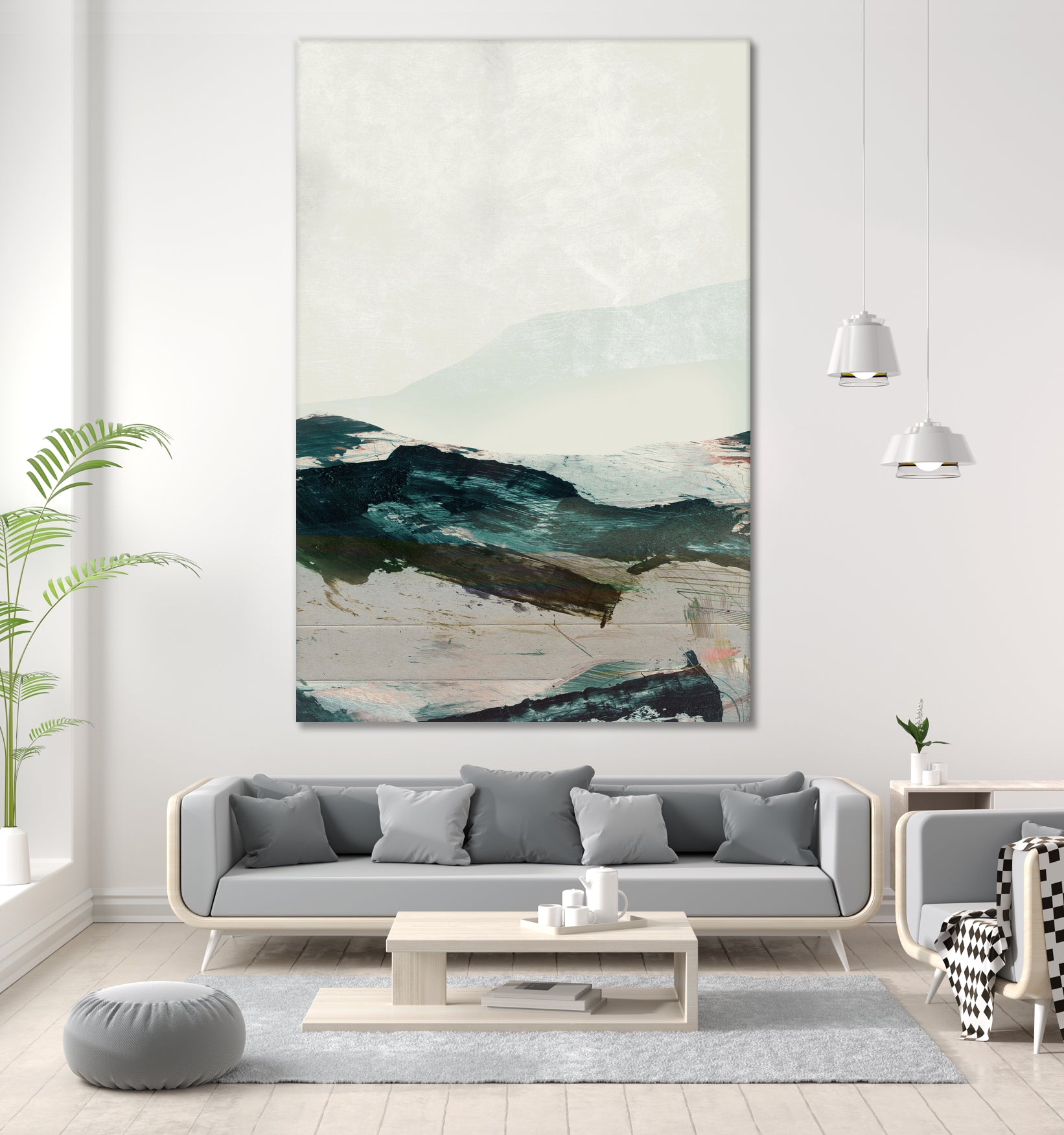 Mountains No2 by Dan hobday on GIANT ART - abstract