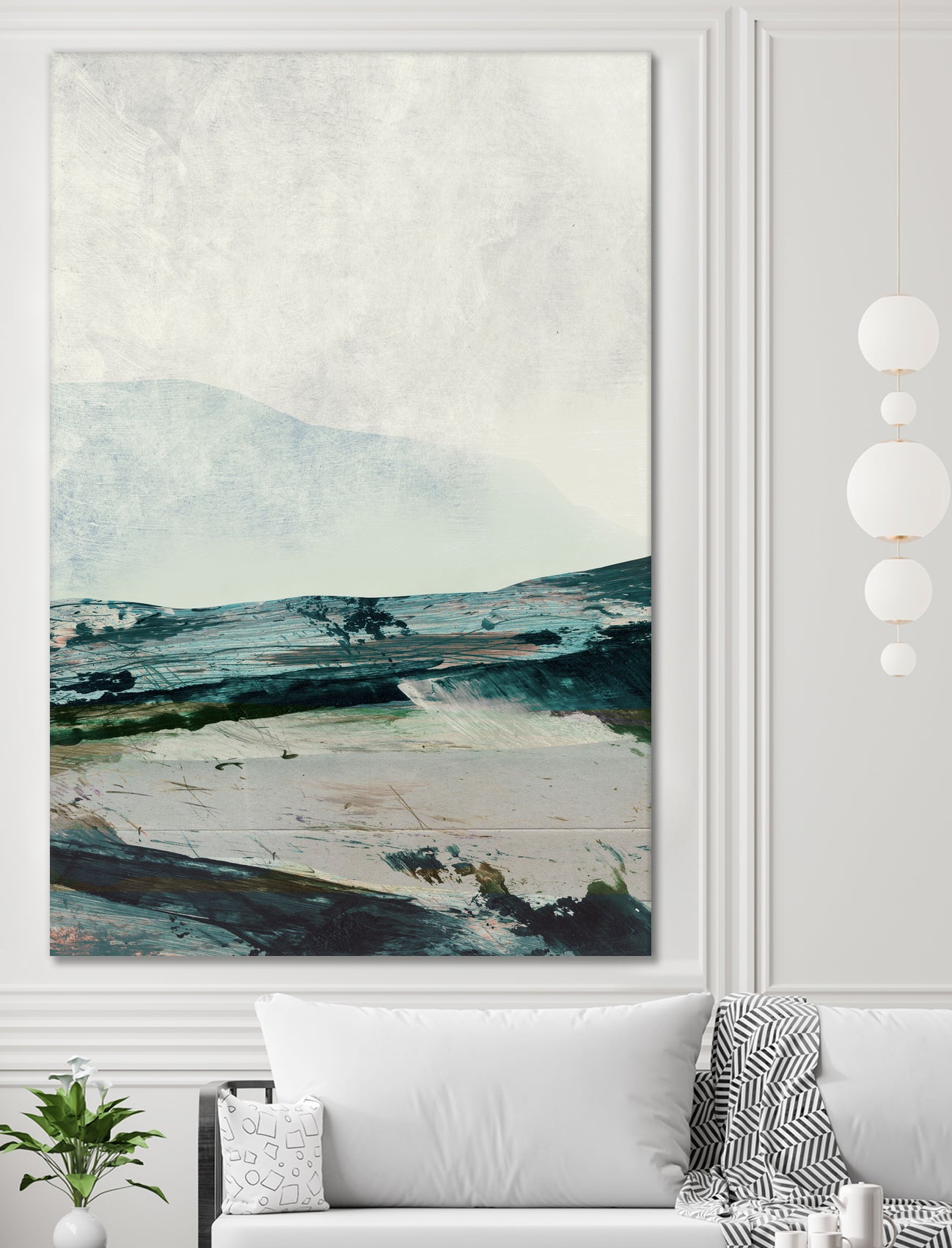 Mountains by Dan hobday on GIANT ART - abstract