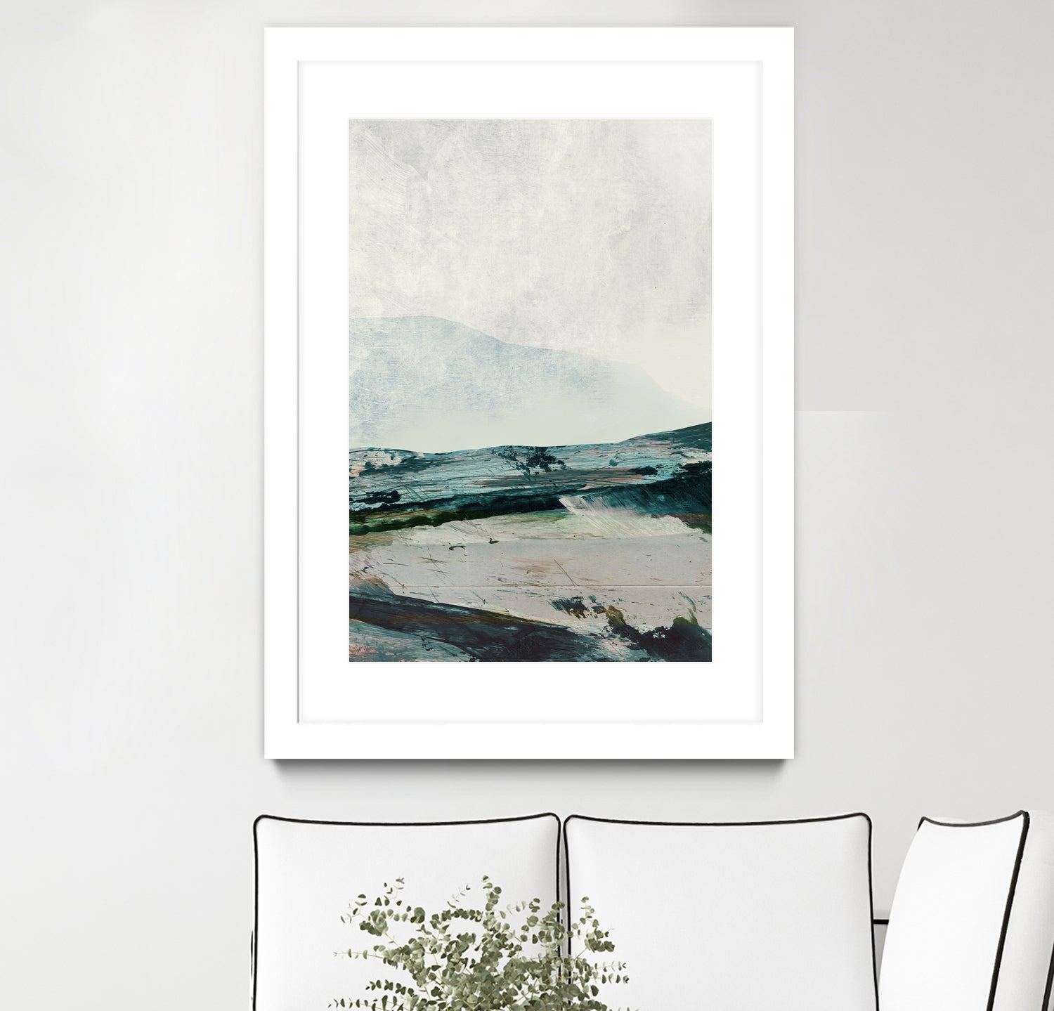 Mountains by Dan hobday on GIANT ART - abstract