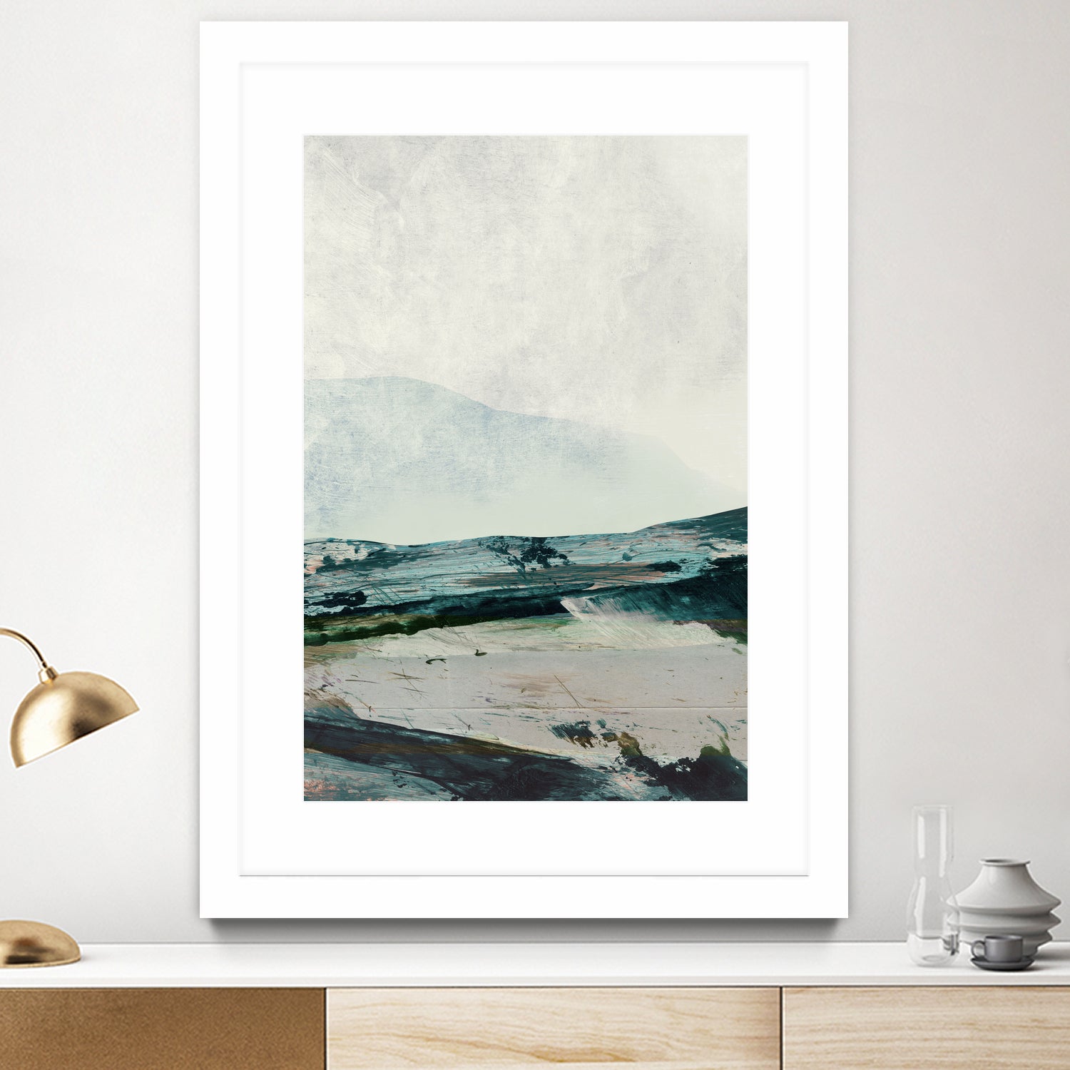 Mountains by Dan hobday on GIANT ART - abstract