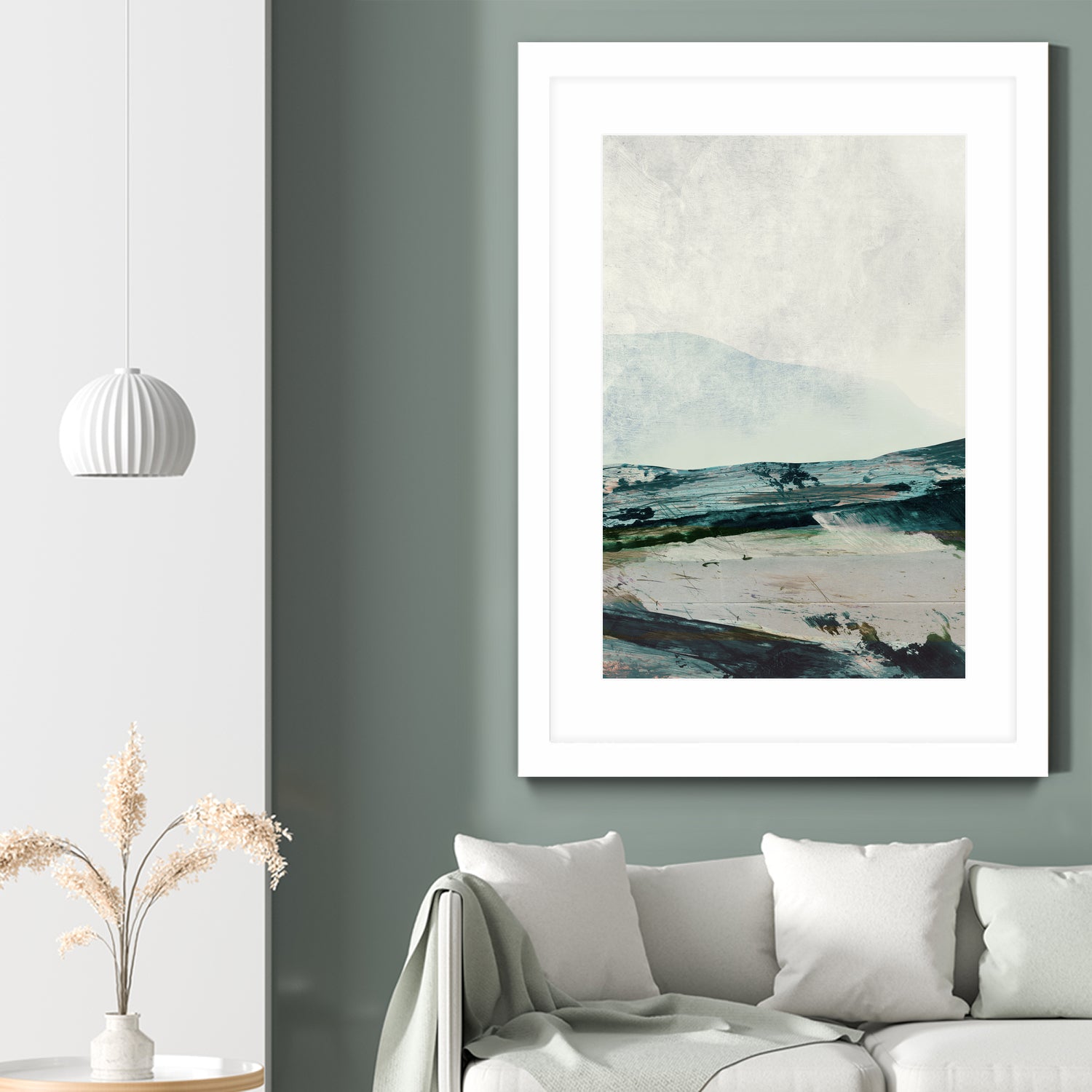 Mountains by Dan hobday on GIANT ART - abstract