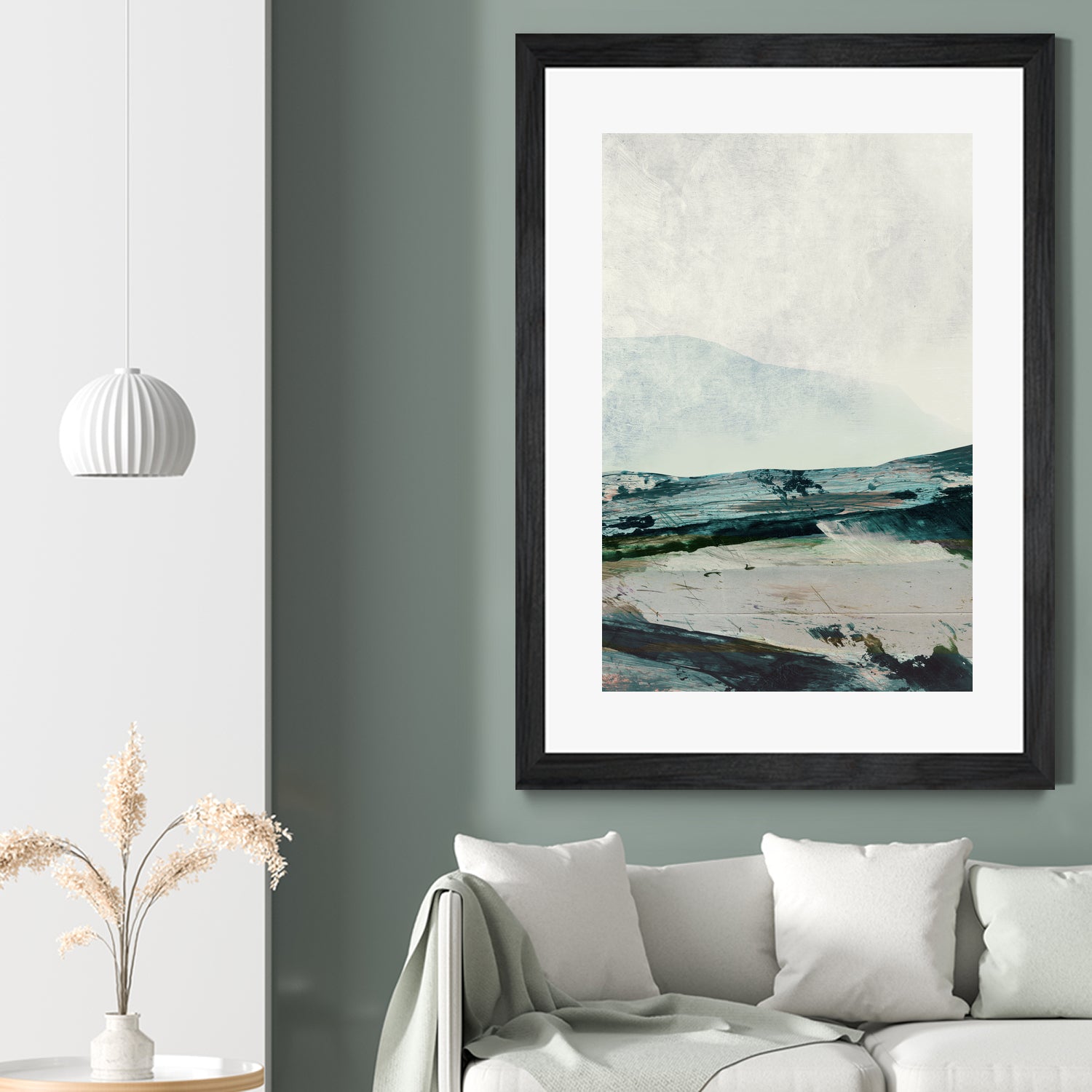 Mountains by Dan hobday on GIANT ART - abstract