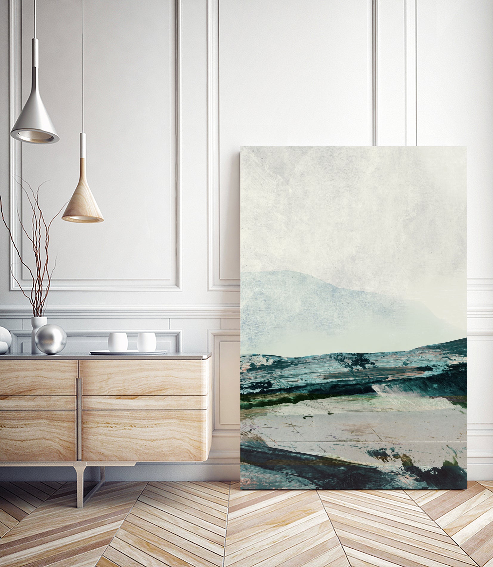 Mountains by Dan hobday on GIANT ART - abstract