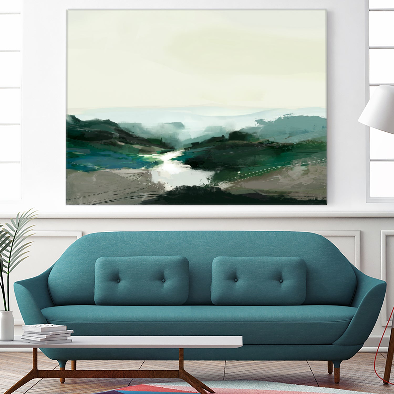 Highland View by Dan Hobday on GIANT ART - nature and landscapes landscape