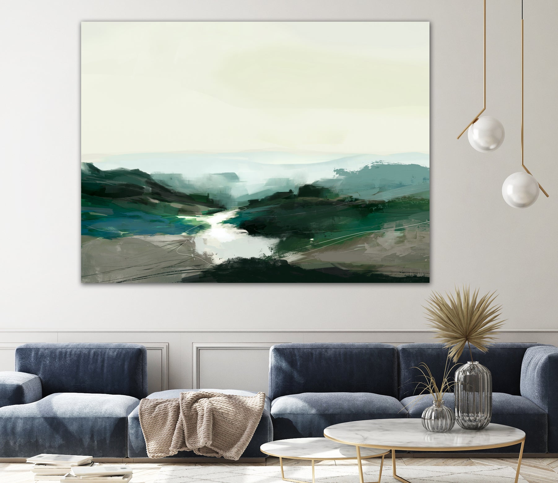 Highland View by Dan Hobday on GIANT ART - nature and landscapes landscape