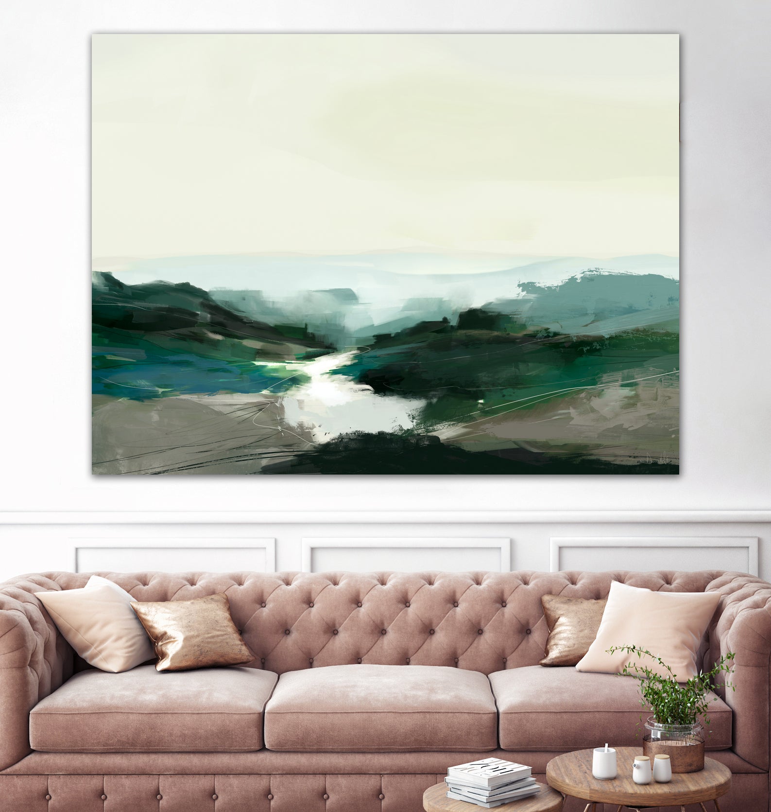 Highland View by Dan Hobday on GIANT ART - nature and landscapes landscape