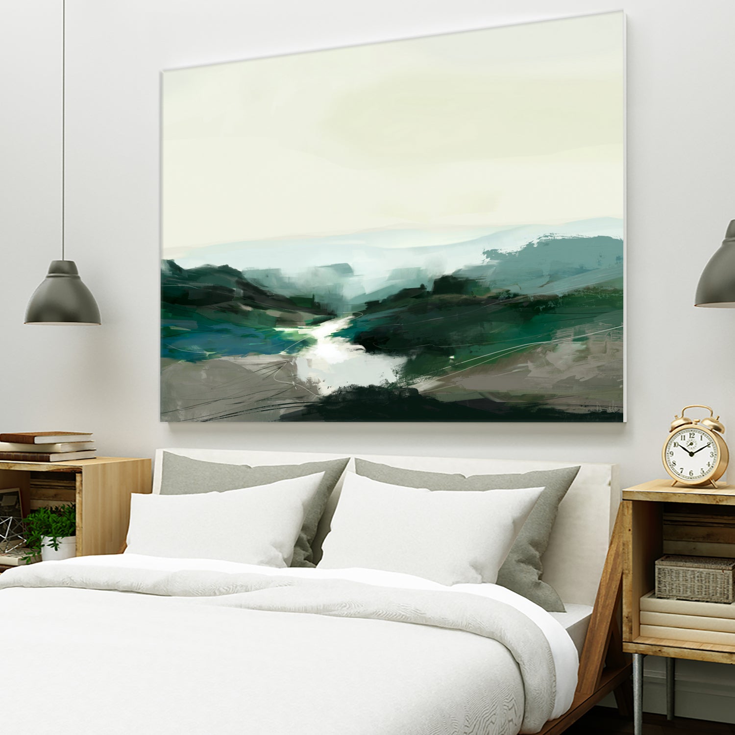 Highland View by Dan Hobday on GIANT ART - nature and landscapes landscape