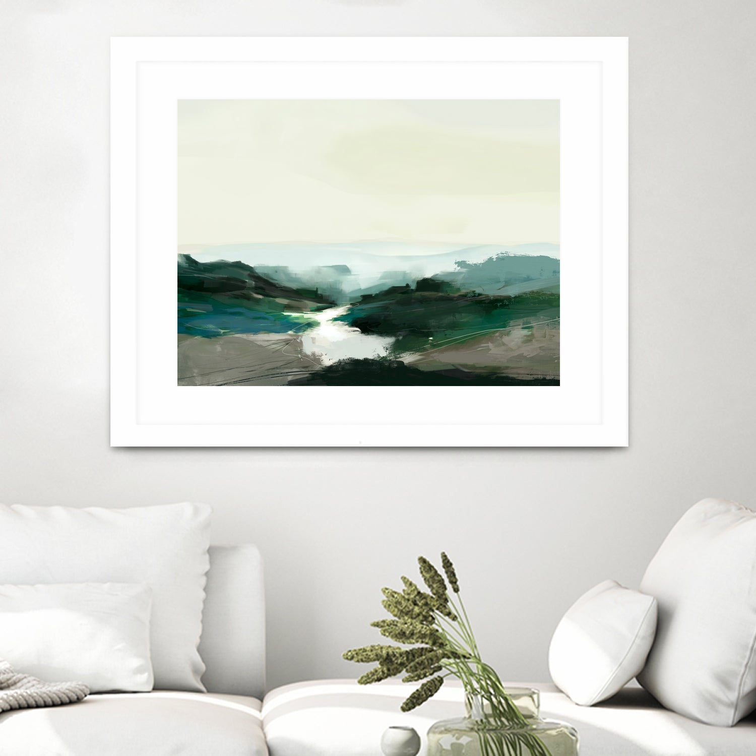 Highland View by Dan Hobday on GIANT ART - nature and landscapes landscape