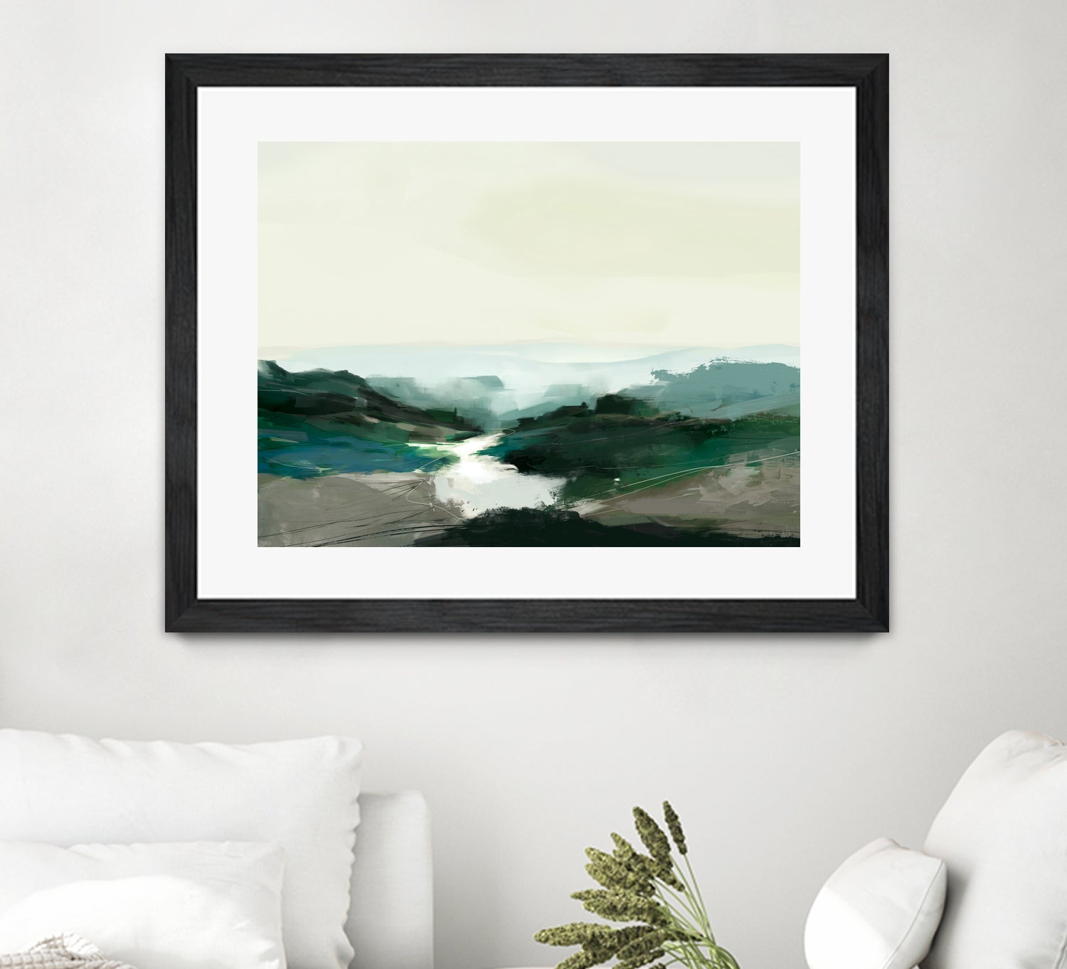 Highland View by Dan Hobday on GIANT ART - nature and landscapes landscape