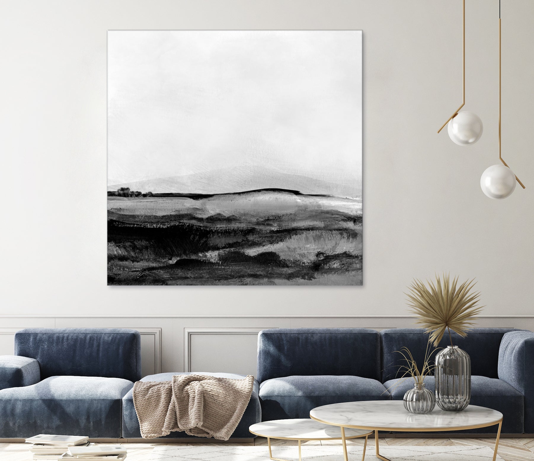Mono Landscape No1 by Dan Hobday on GIANT ART - landscape abstract landscape