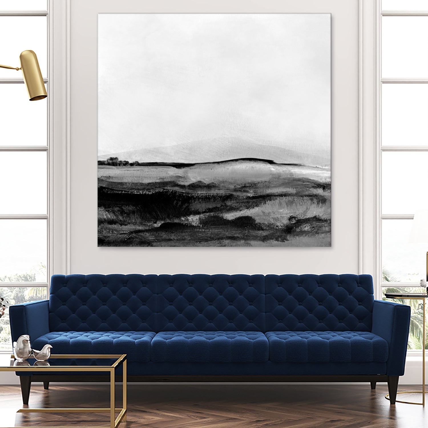 Mono Landscape No1 by Dan Hobday on GIANT ART - landscape abstract landscape