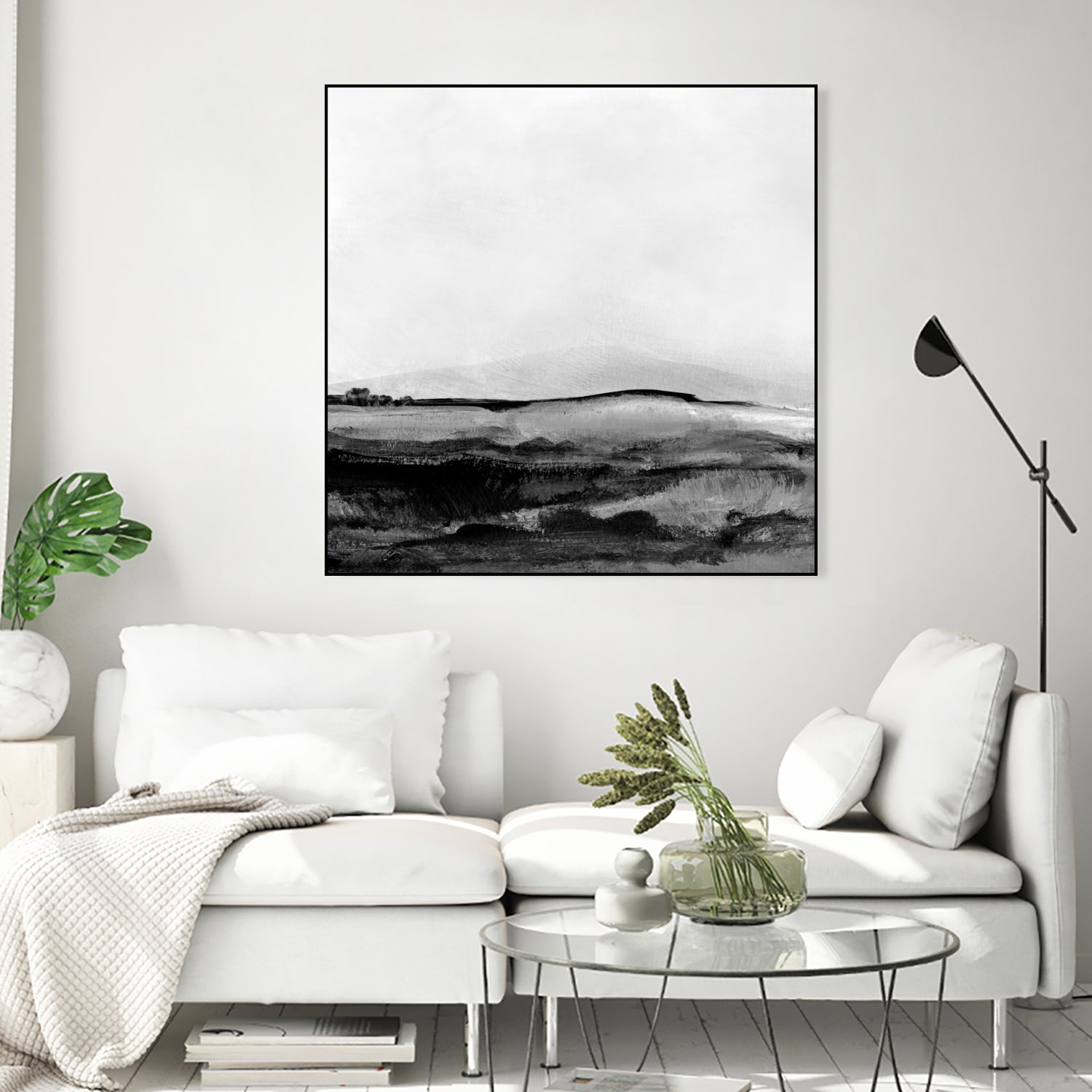 Mono Landscape No1 by Dan Hobday on GIANT ART - landscape abstract landscape