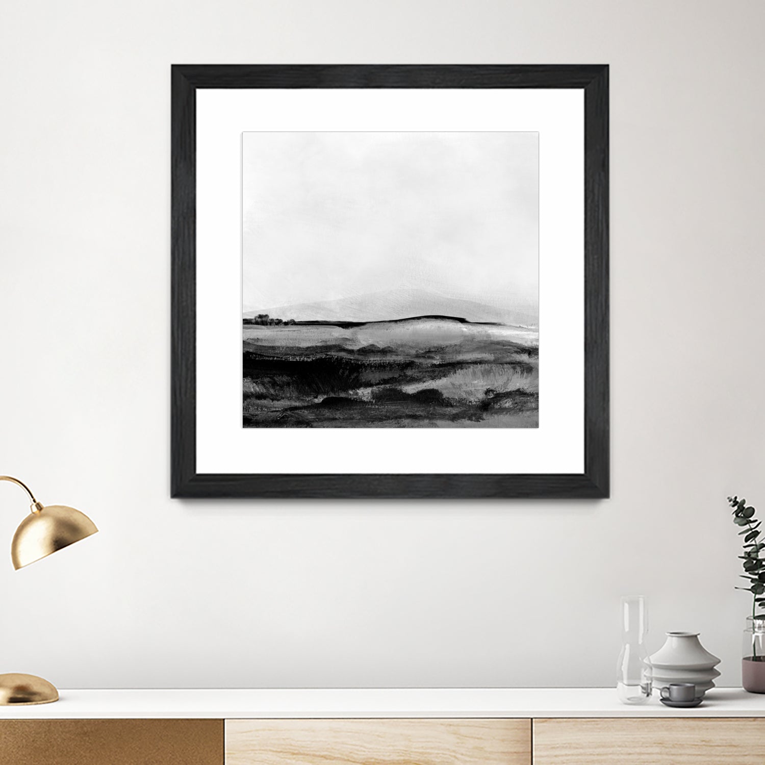 Mono Landscape No1 by Dan Hobday on GIANT ART - landscape abstract landscape