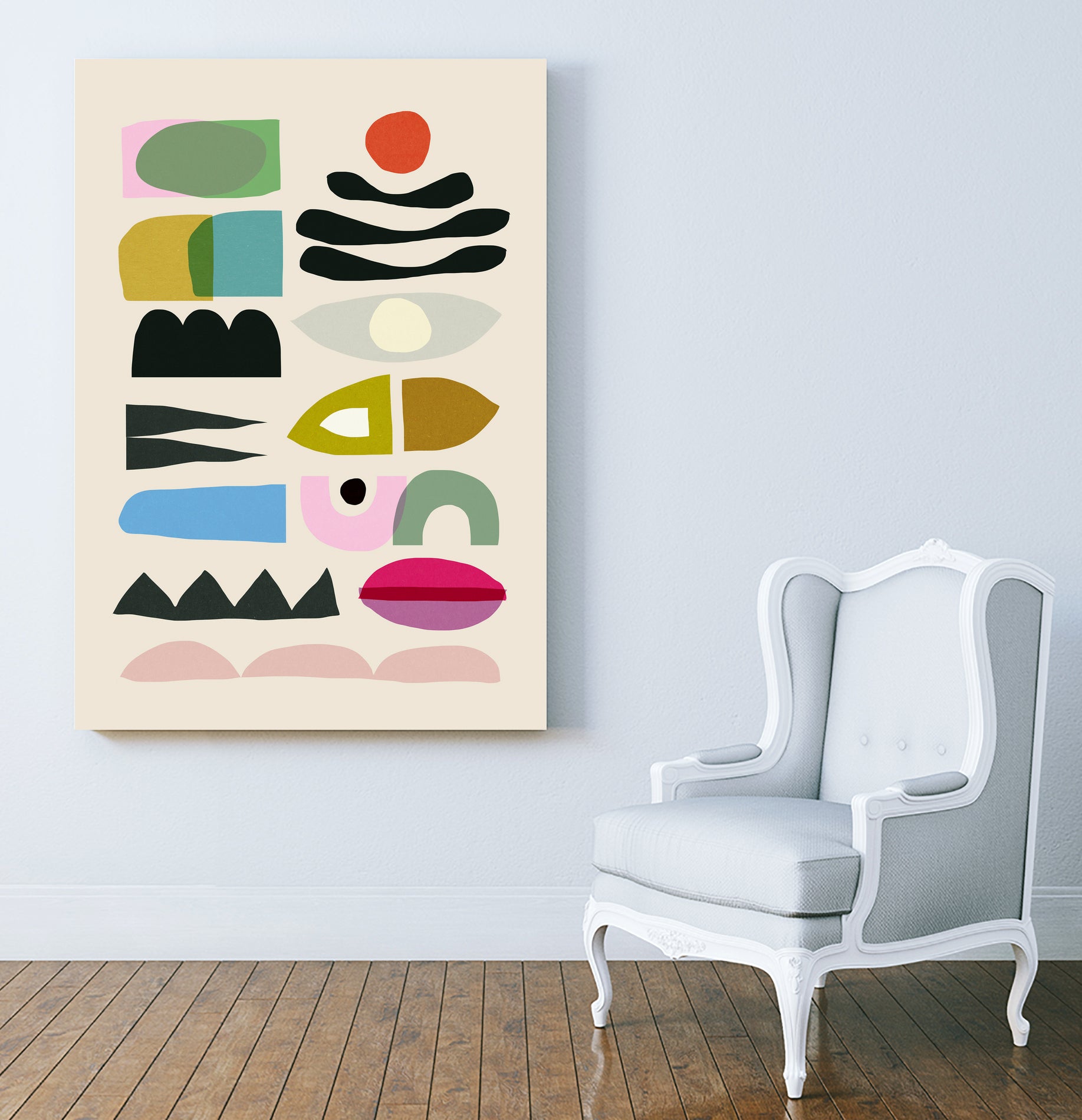 Nord No2 by Dan on GIANT ART - illustration organic shapes