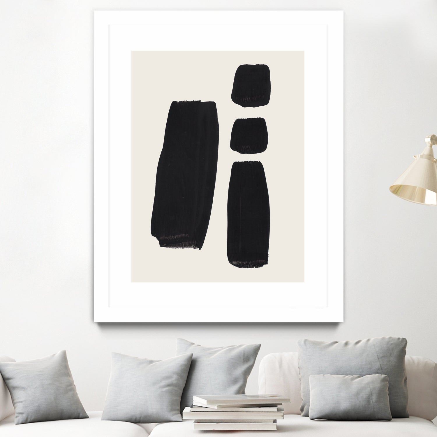 Thunder Three by Ejaaz Haniff on GIANT ART - black abstract black