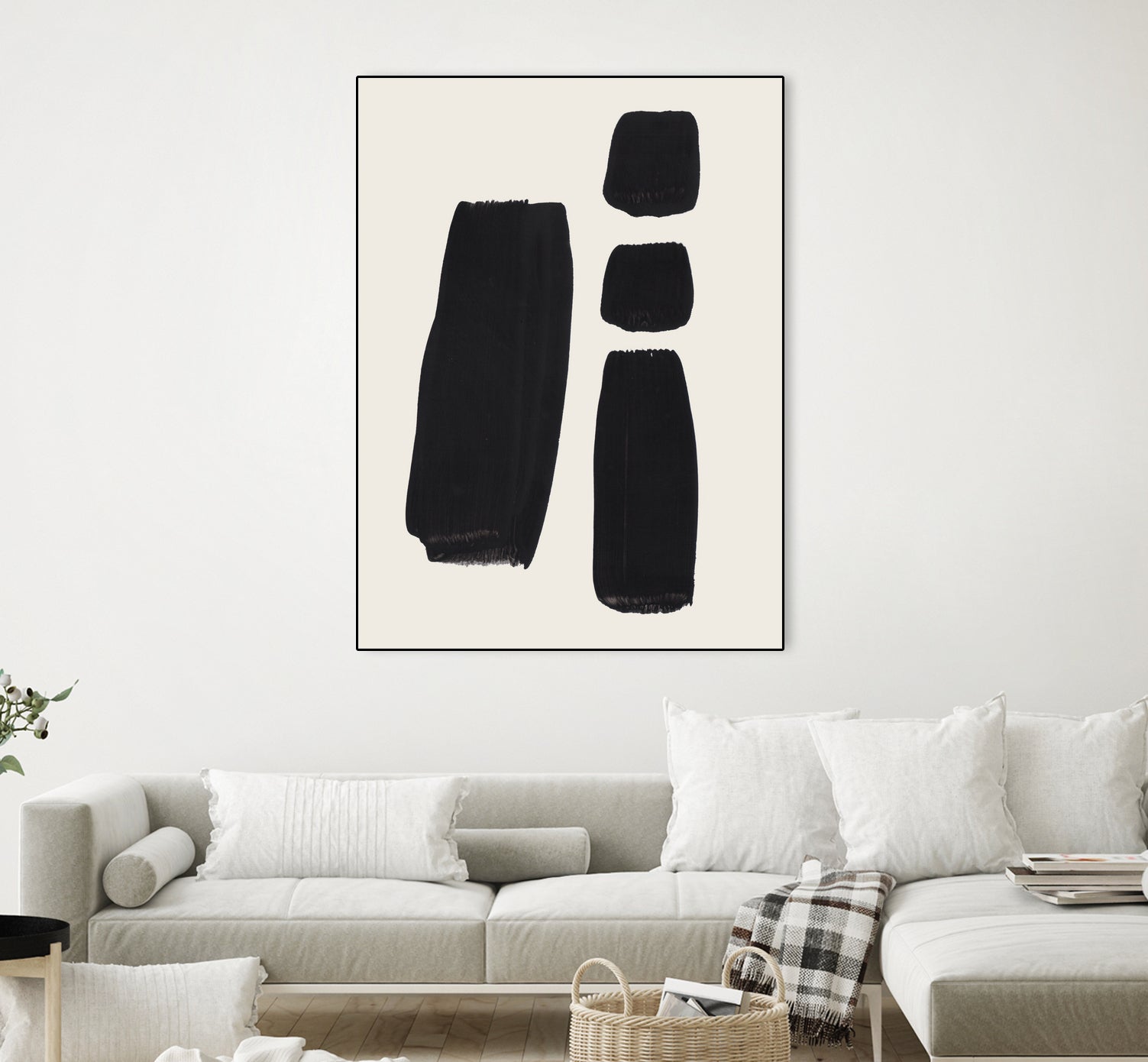 Thunder Three by Ejaaz Haniff on GIANT ART - black abstract black