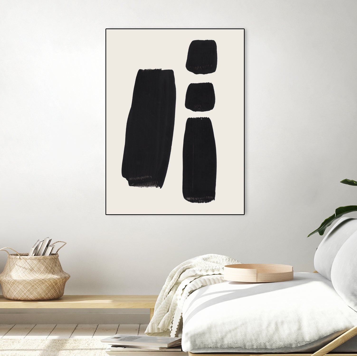 Thunder Three by Ejaaz Haniff on GIANT ART - black abstract black