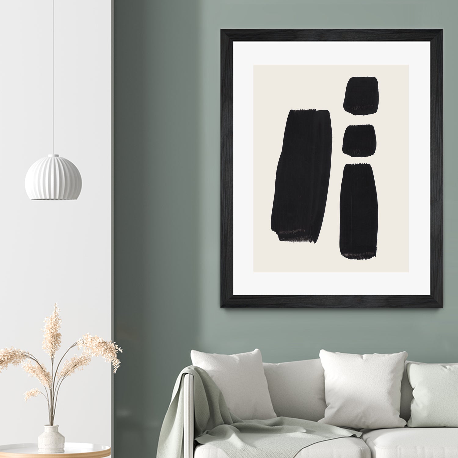 Thunder Three by Ejaaz Haniff on GIANT ART - black abstract black