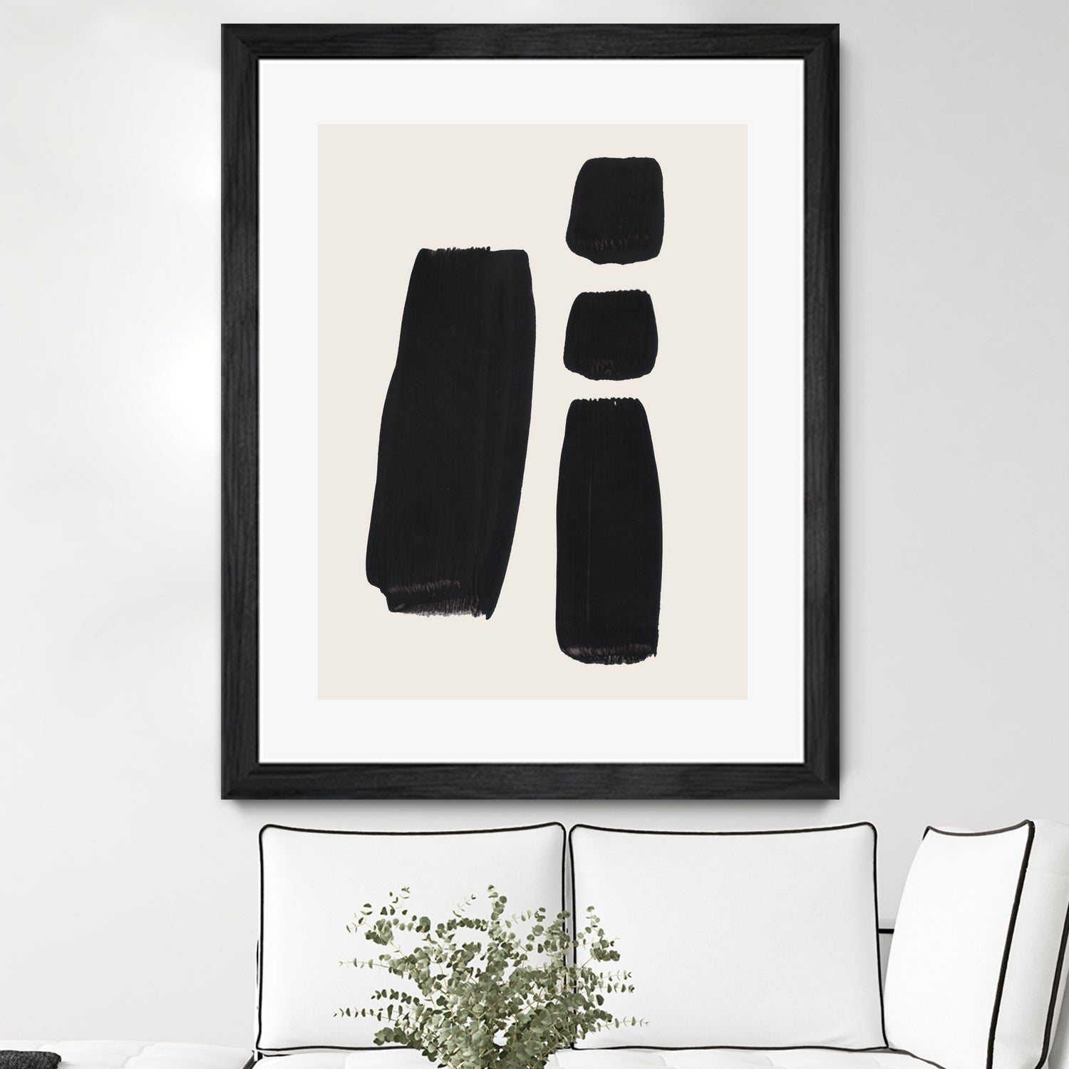 Thunder Three by Ejaaz Haniff on GIANT ART - black abstract black