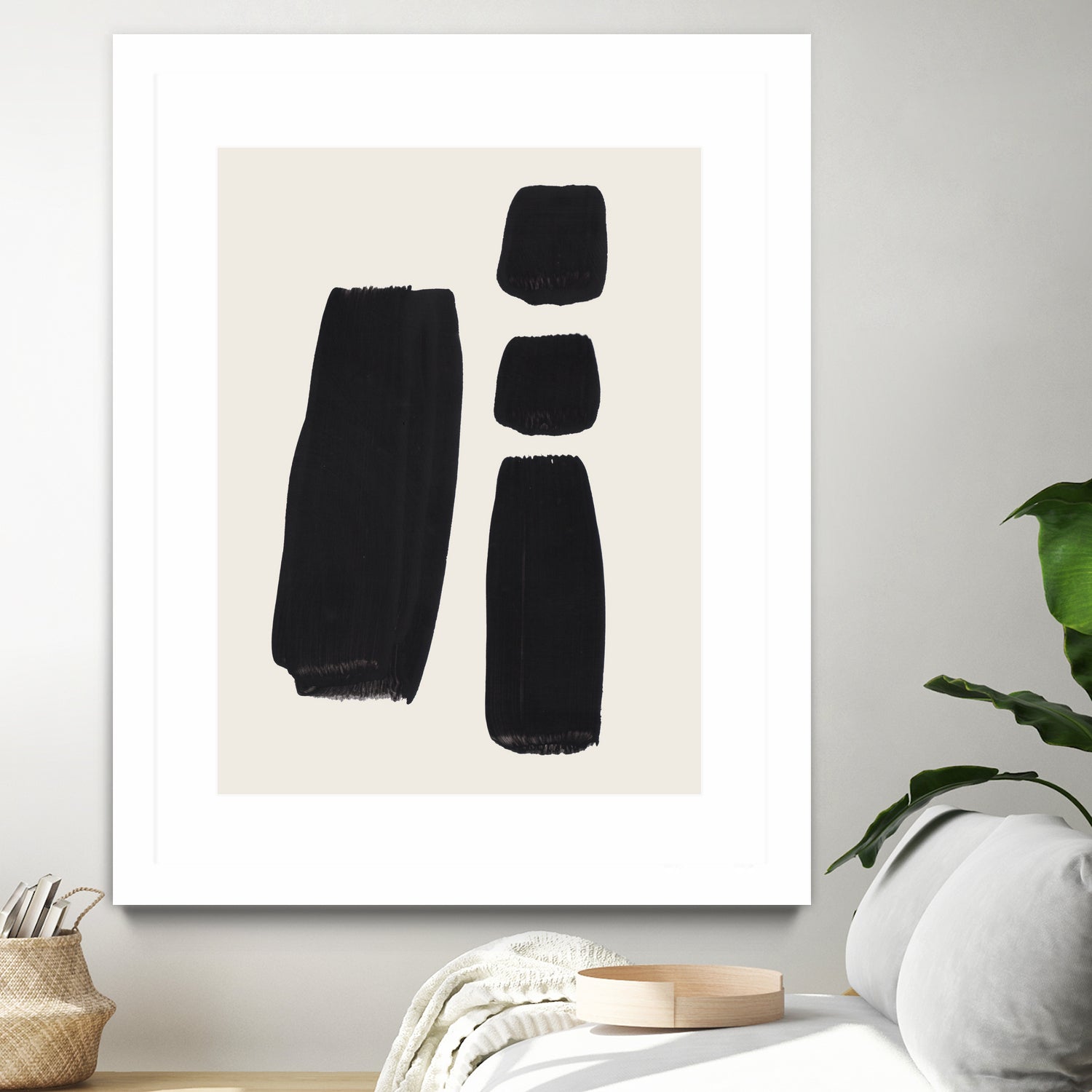 Thunder Three by Ejaaz Haniff on GIANT ART - black abstract black