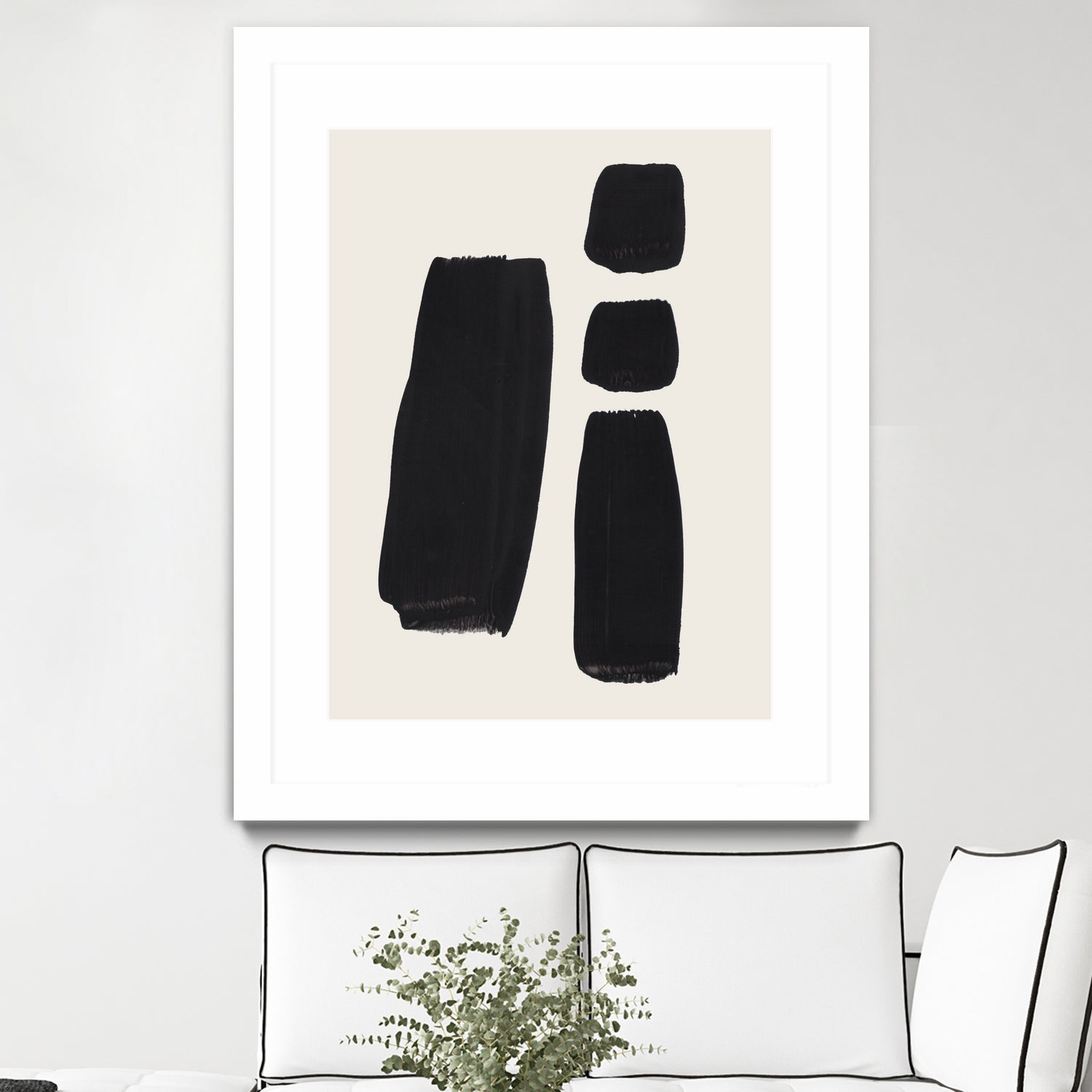 Thunder Three by Ejaaz Haniff on GIANT ART - black abstract black