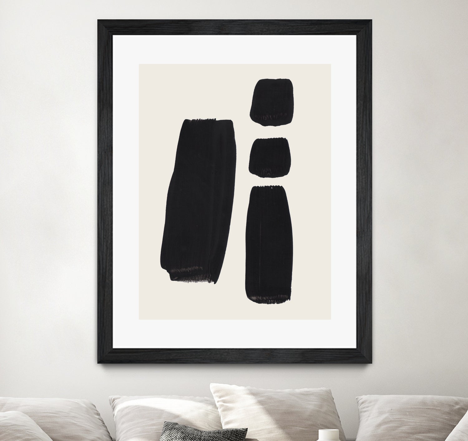 Thunder Three by Ejaaz Haniff on GIANT ART - black abstract black