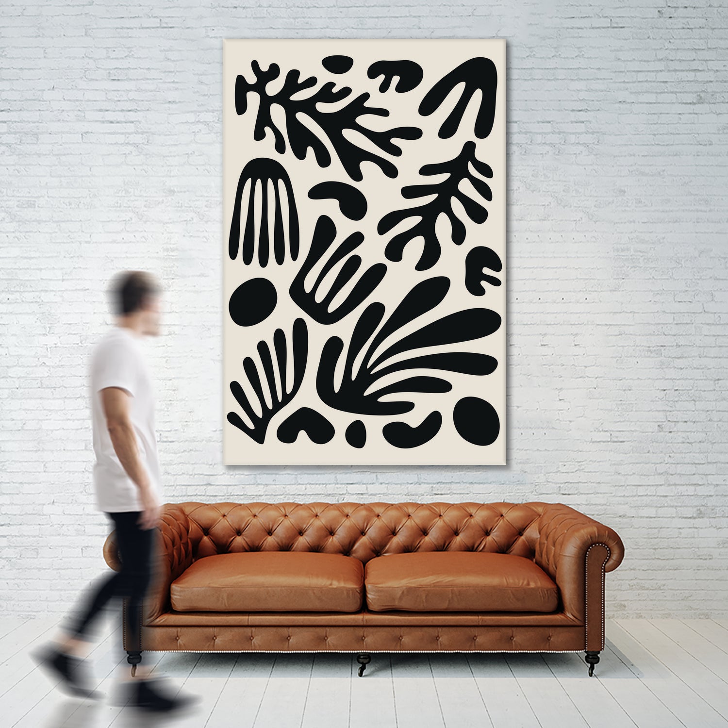 Henri Matisse Black Algae Collection #3 by jay on GIANT ART - illustration bw
