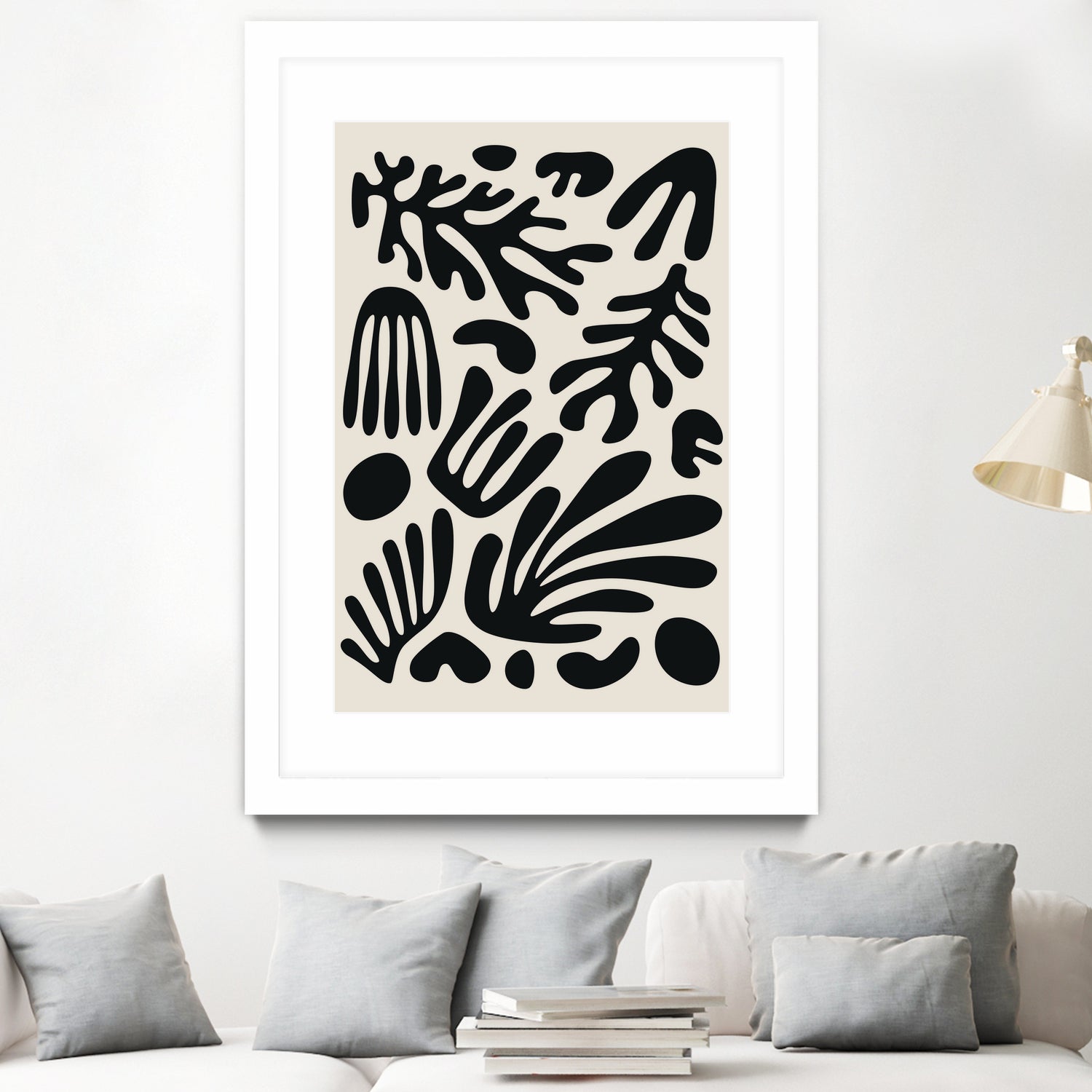 Henri Matisse Black Algae Collection #3 by jay on GIANT ART - illustration bw