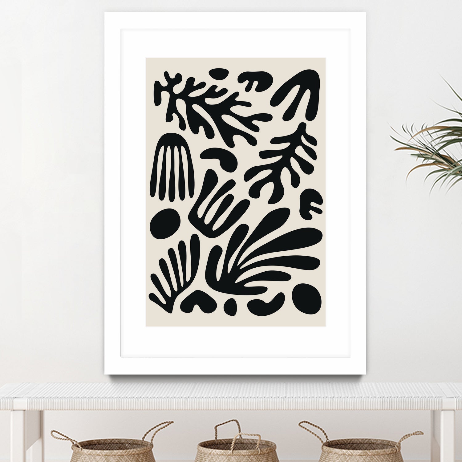Henri Matisse Black Algae Collection #3 by jay on GIANT ART - illustration bw
