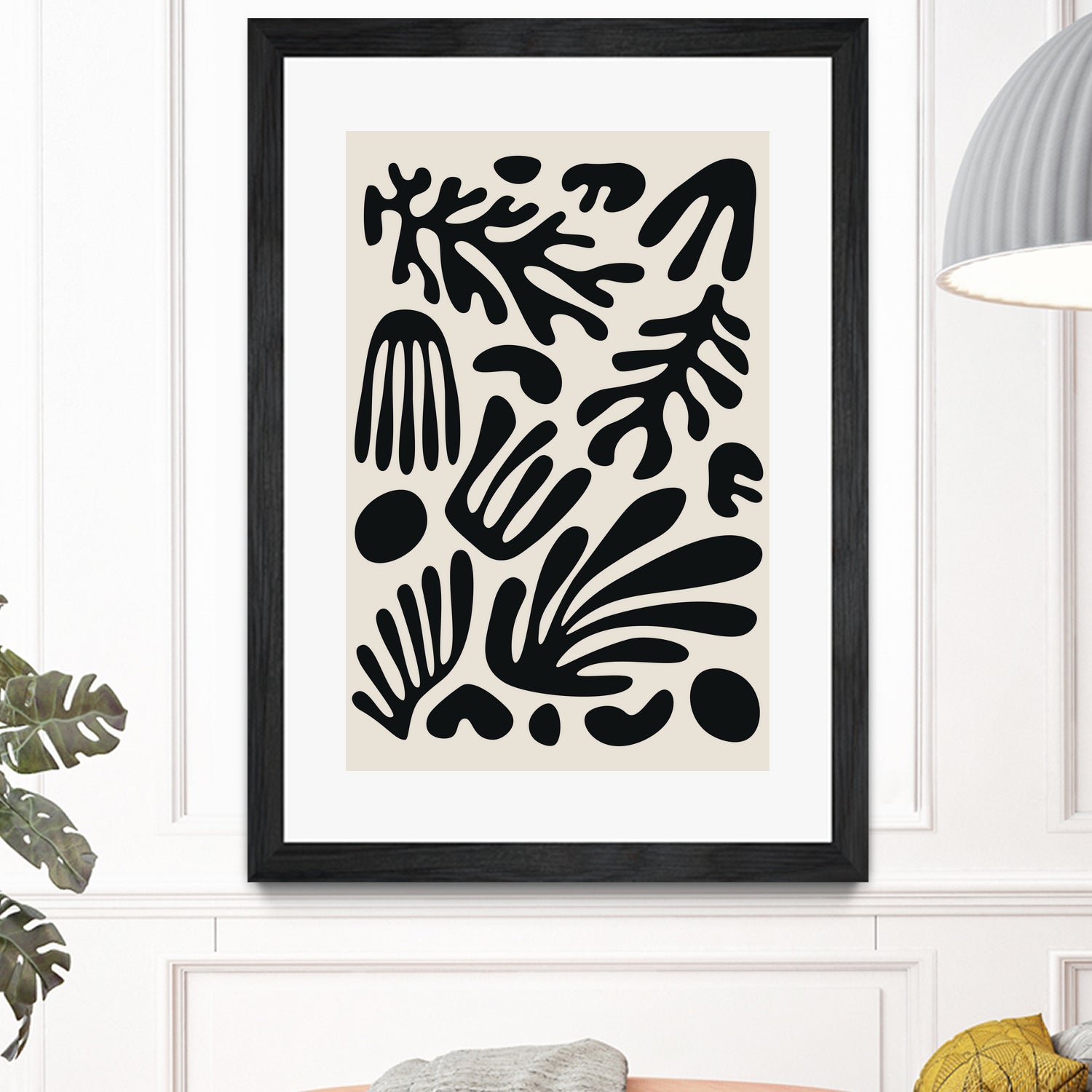 Henri Matisse Black Algae Collection #3 by jay on GIANT ART - illustration bw