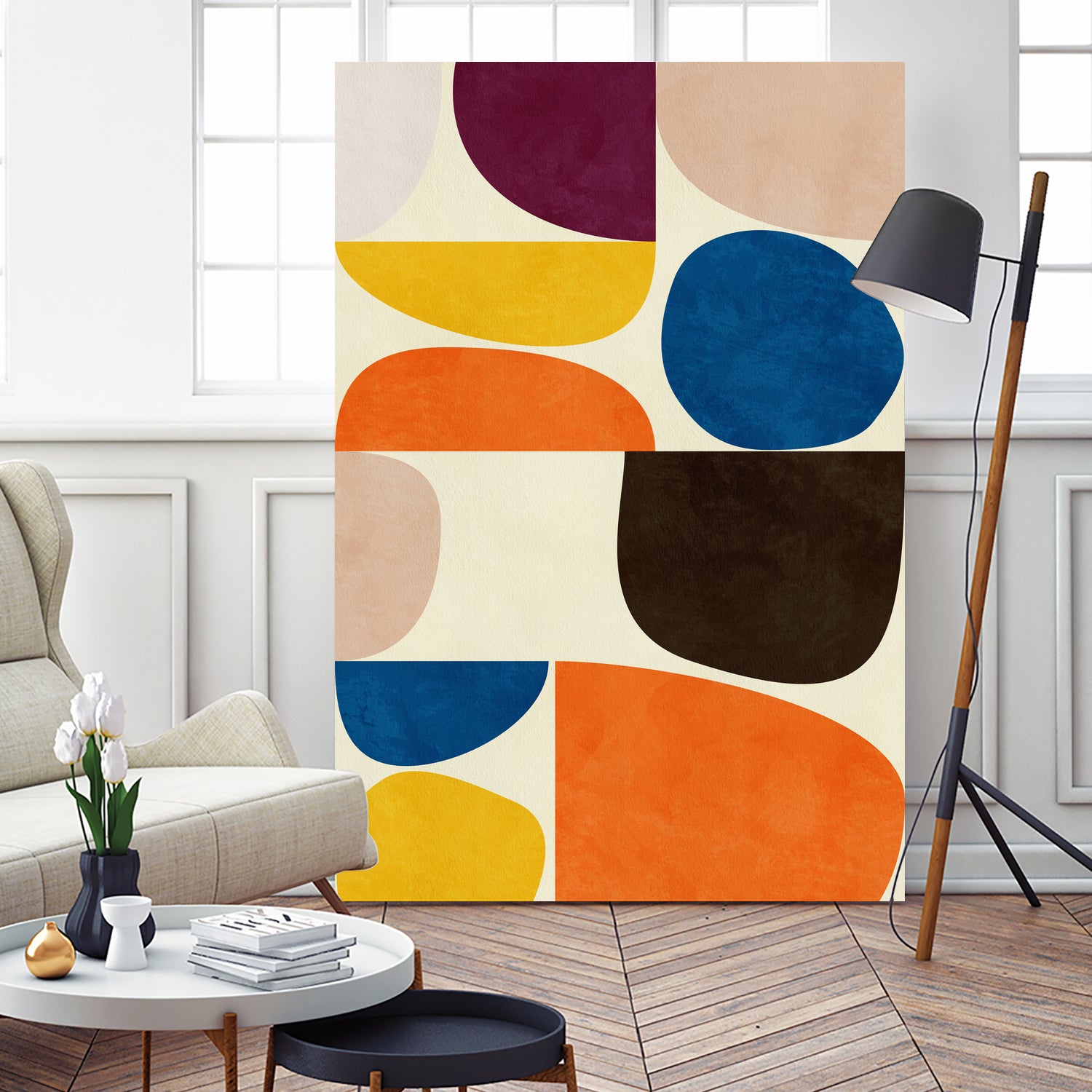 Vivid Bauhaus by Ana Rut Bre on GIANT ART -  abstract