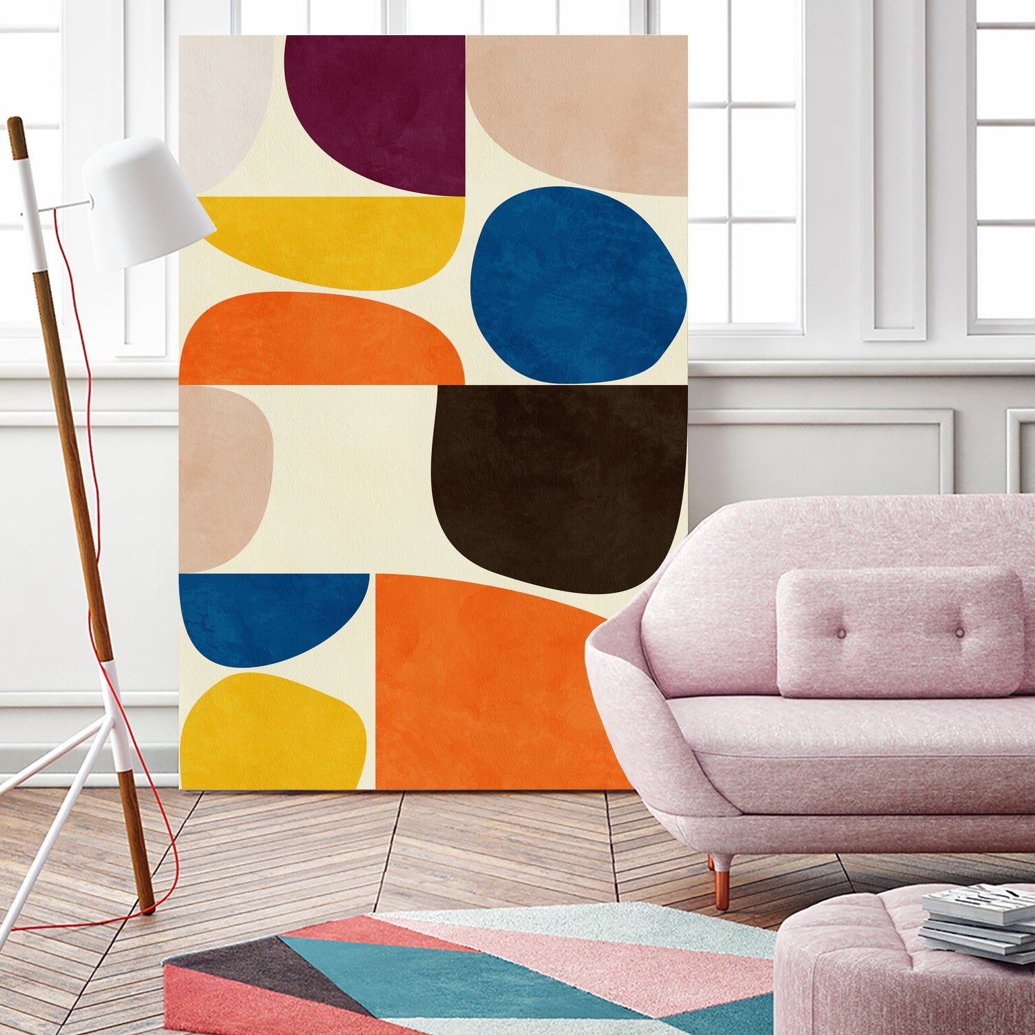 Vivid Bauhaus by Ana Rut Bre on GIANT ART -  abstract